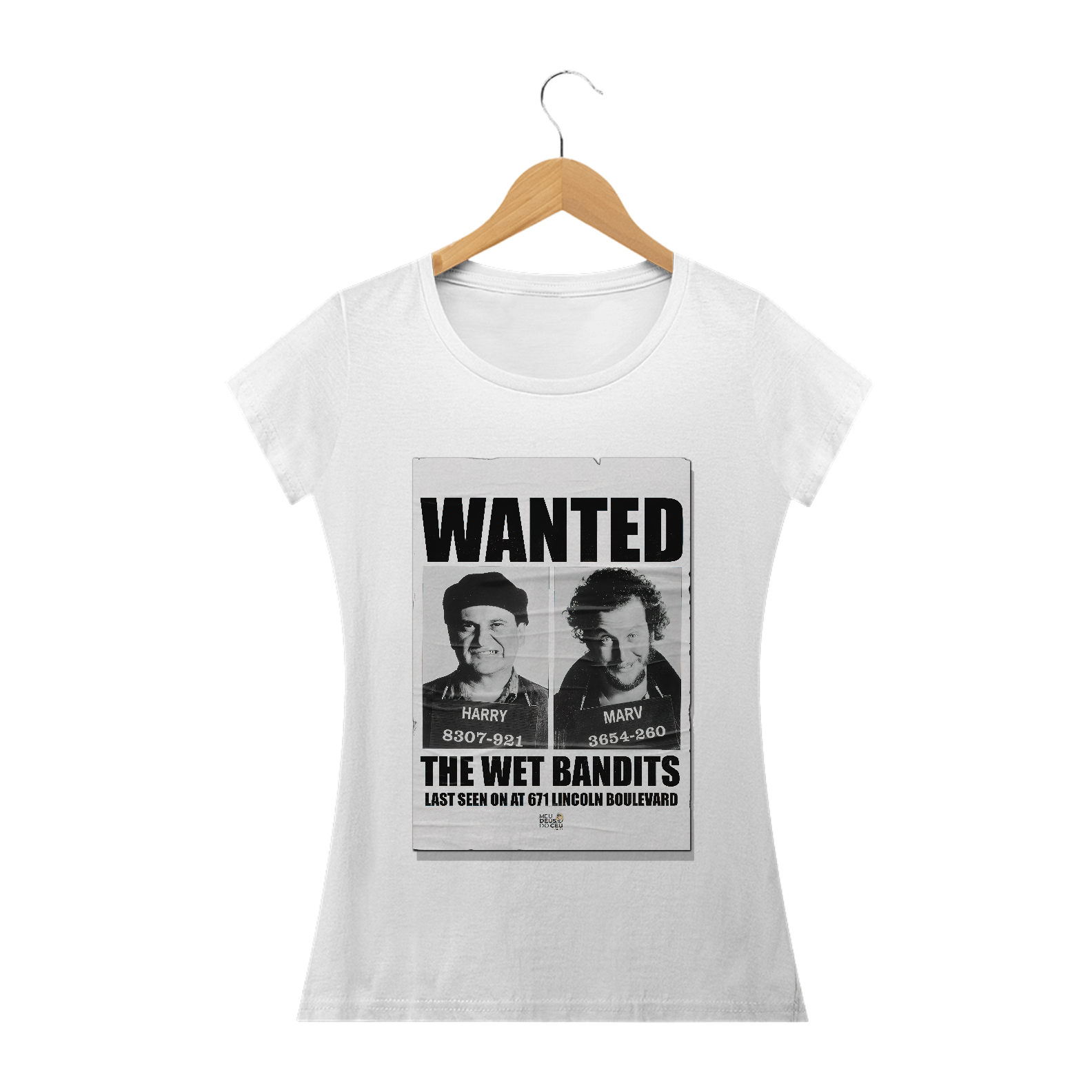 Nome do produto: Babylook Fem. - Bandidos Molhados - Wet Bandits - Esqueceram de Mim