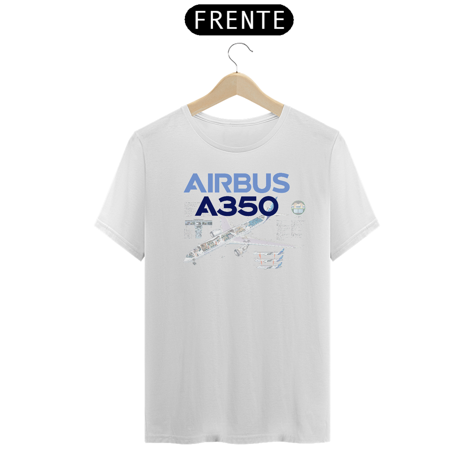 Nome do produto: Cam. Unissex Airbus A350 