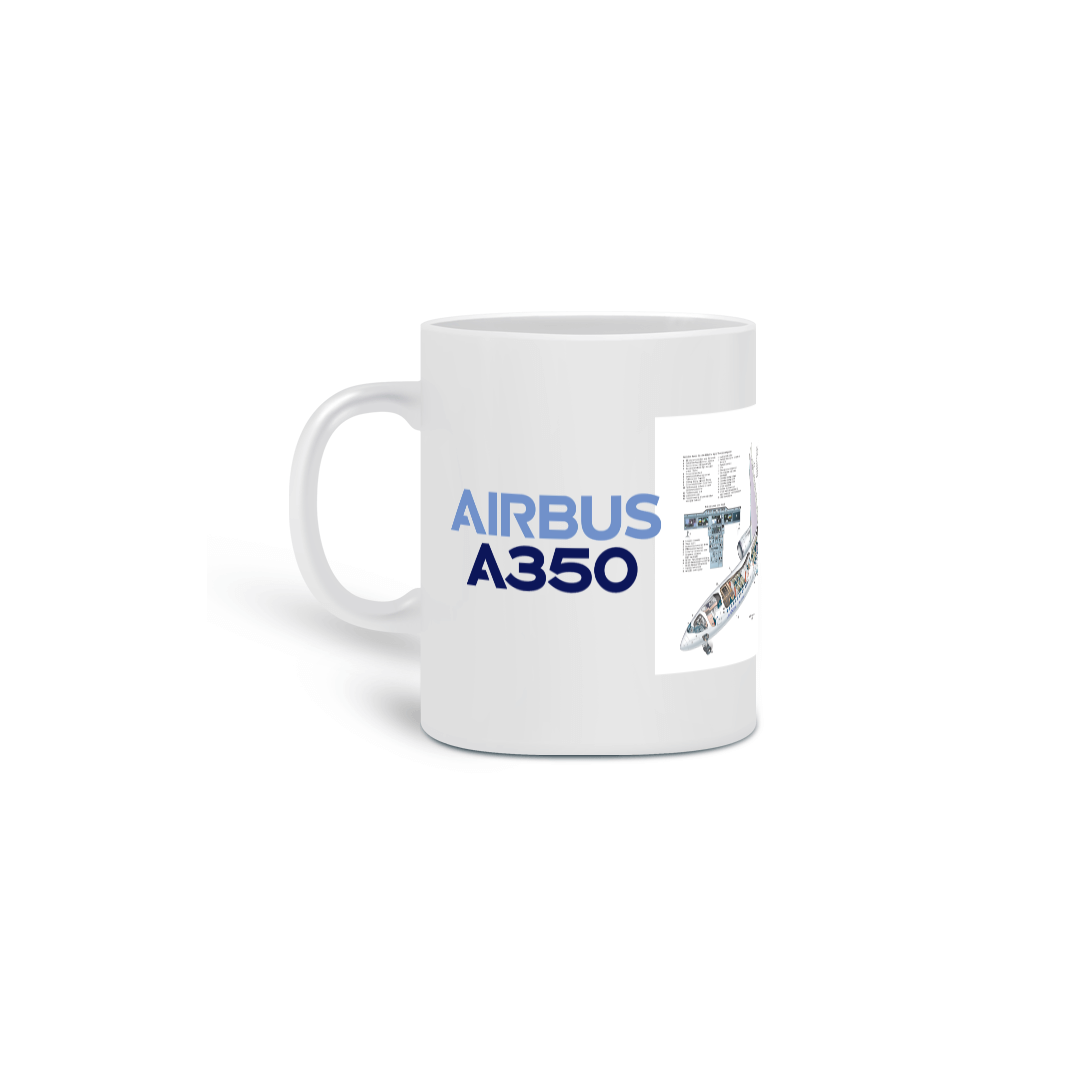 Nome do produto: Caneca Airbus A350