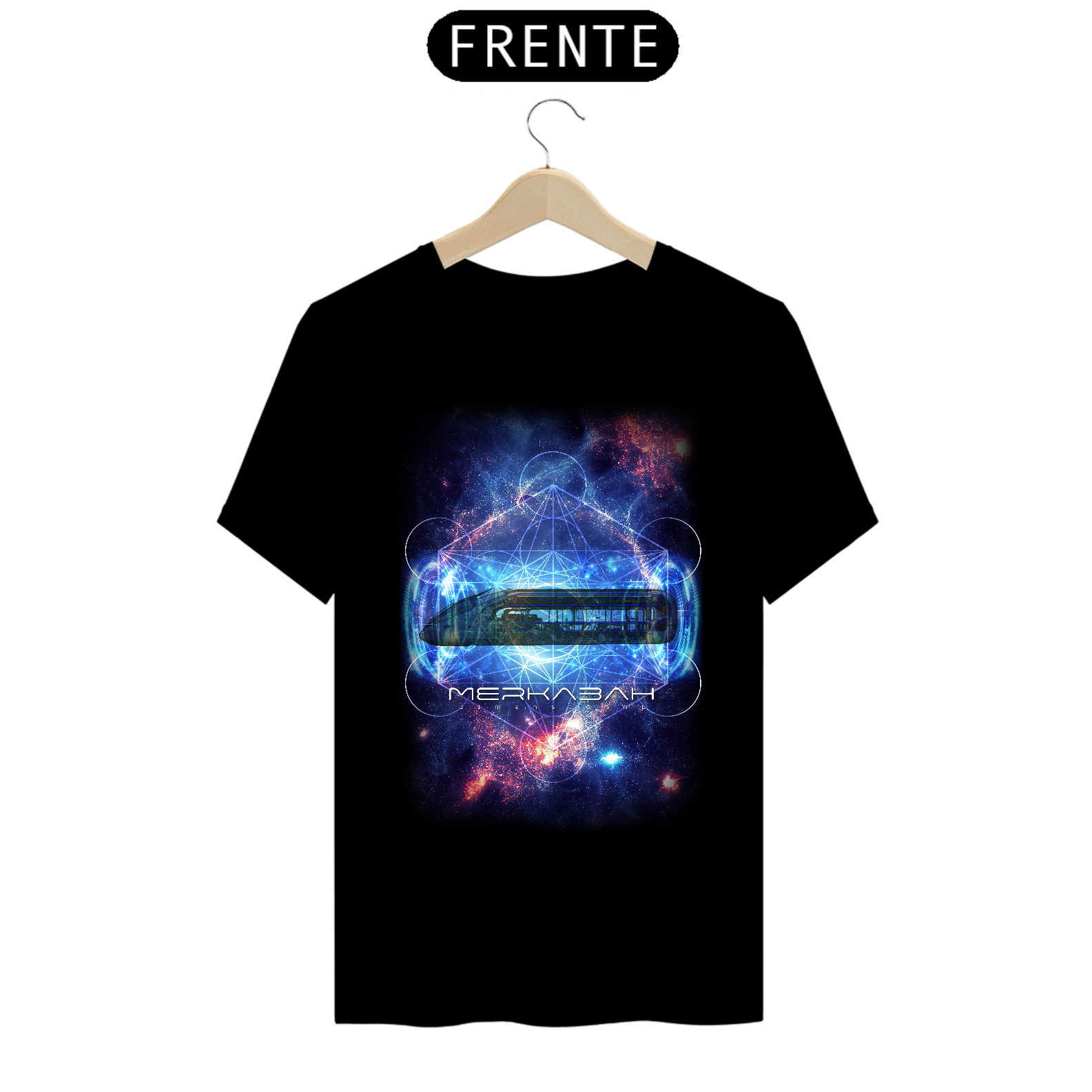 Nome do produto: Cam. Unissex - Merkabah Dimensional de Tranporte