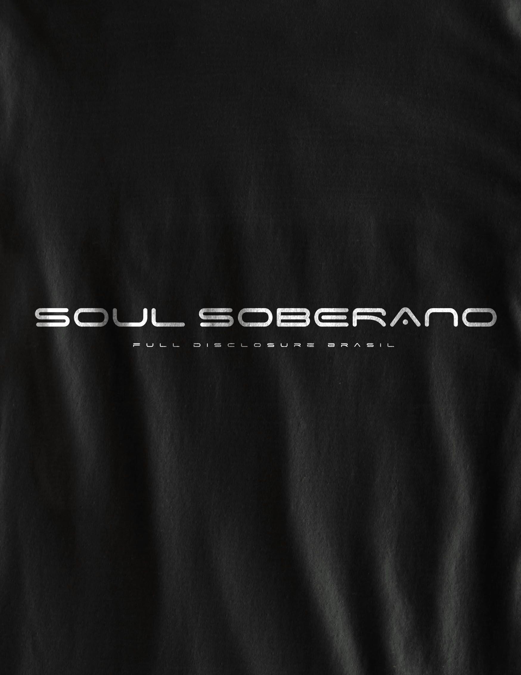 Nome do produto: TS Masc.: Soul Soberano - Full Disclosure Brasil