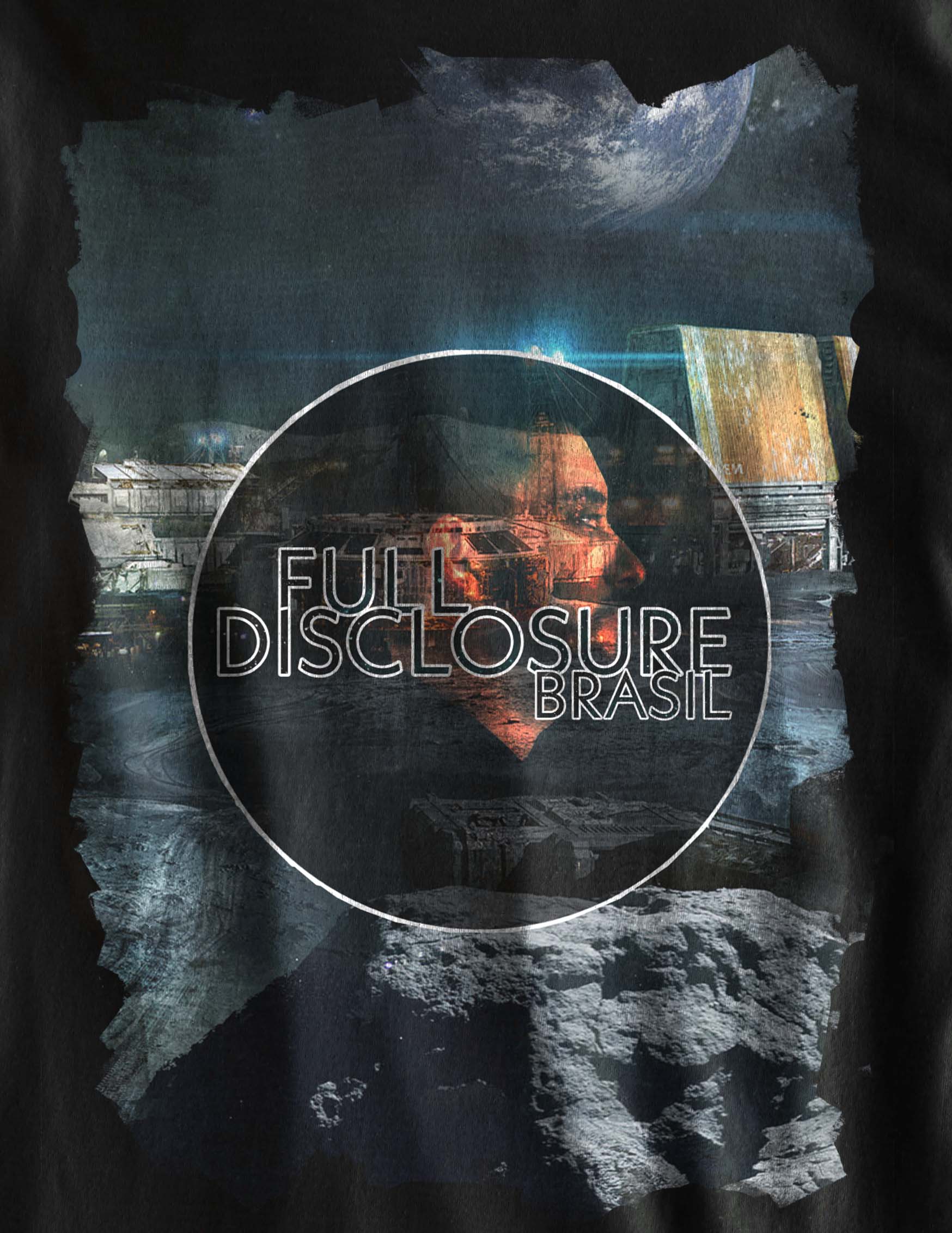 Nome do produto: TS Unissex - Programa Espacial Secreto - Full Disclosure Brasil