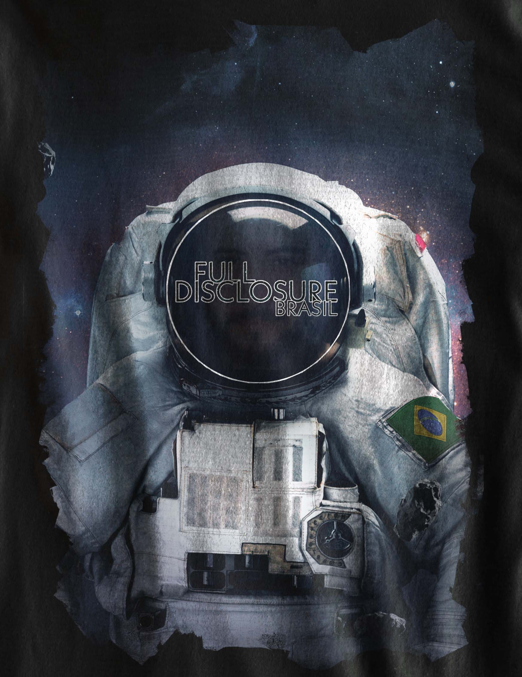 Nome do produto: TS Unissex - Programa Espacial Secreto - Full Disclosure Brasil