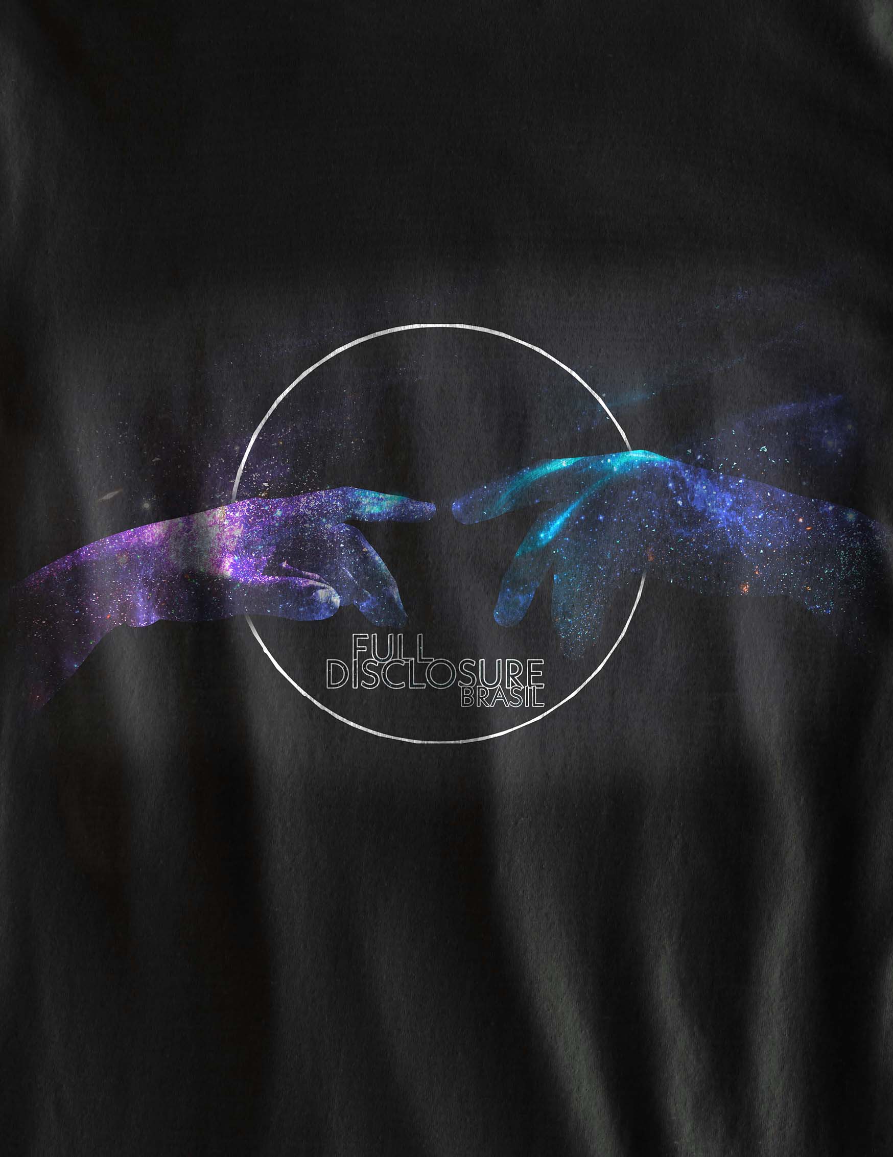 Nome do produto: TS Unissex - Reconexão Estelar - Full Disclosure Brasil