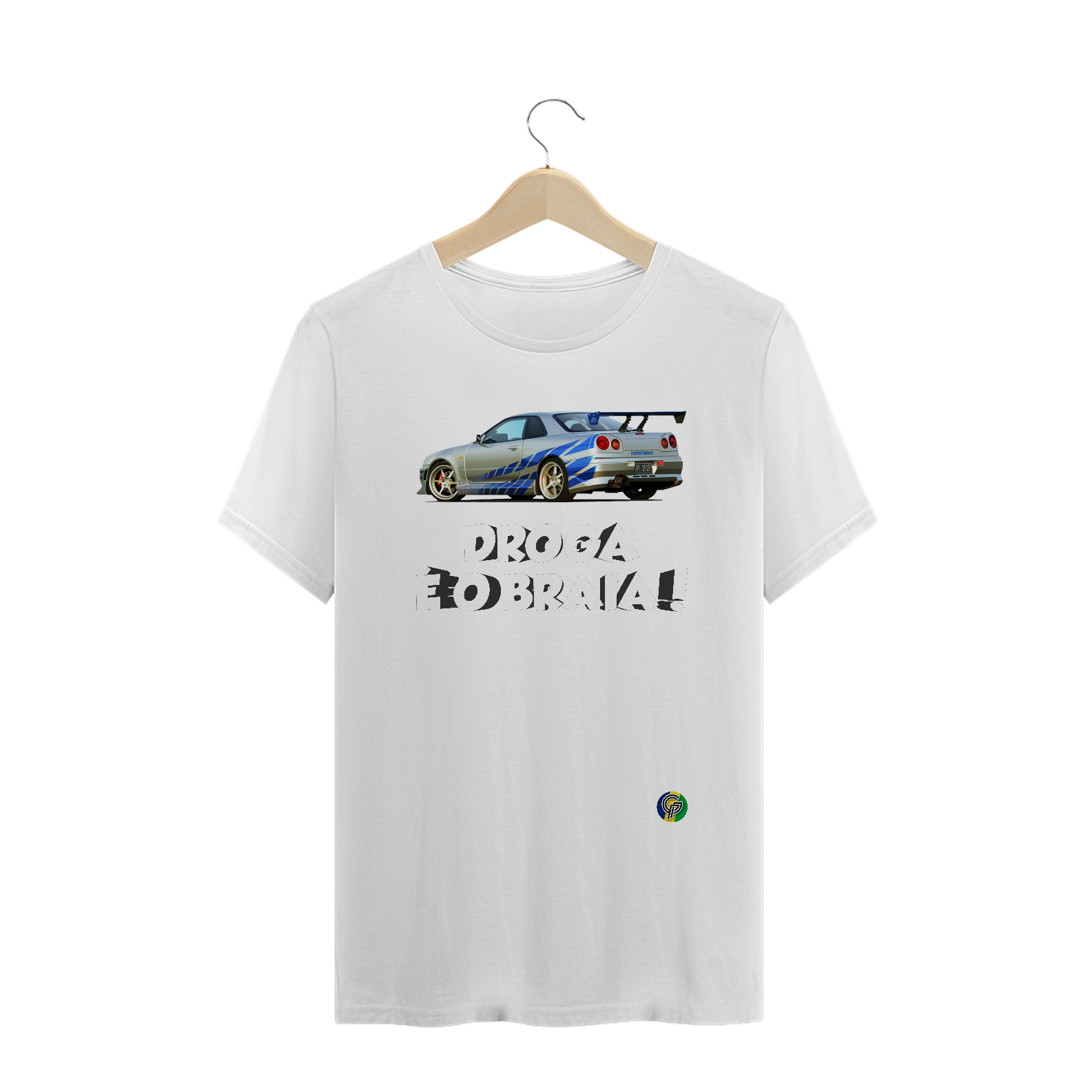 Nome do produto: CAMISETA DROGA É O BRAIA!