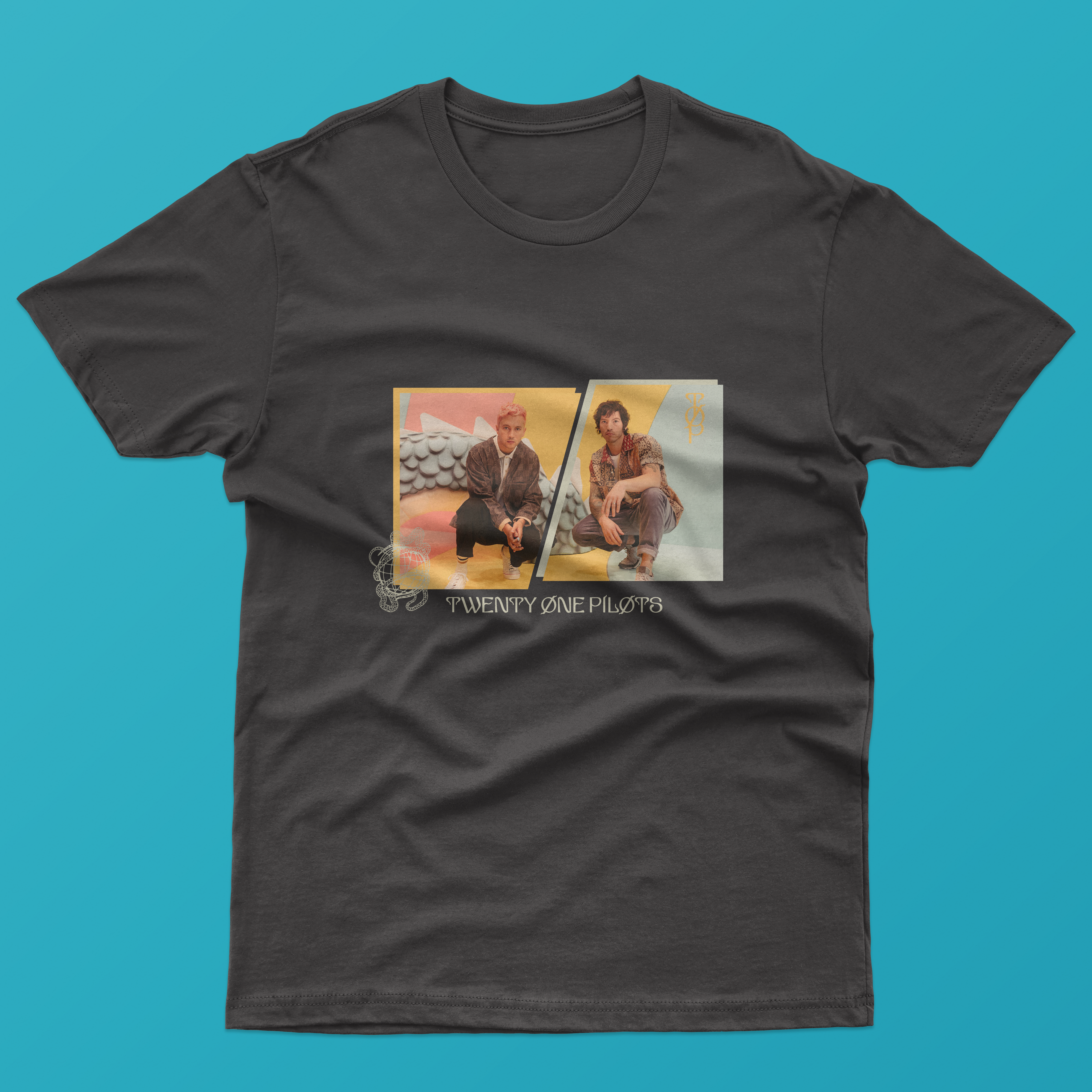 Nome do produto: Camiseta Tyler & Josh - Twenty one pilots