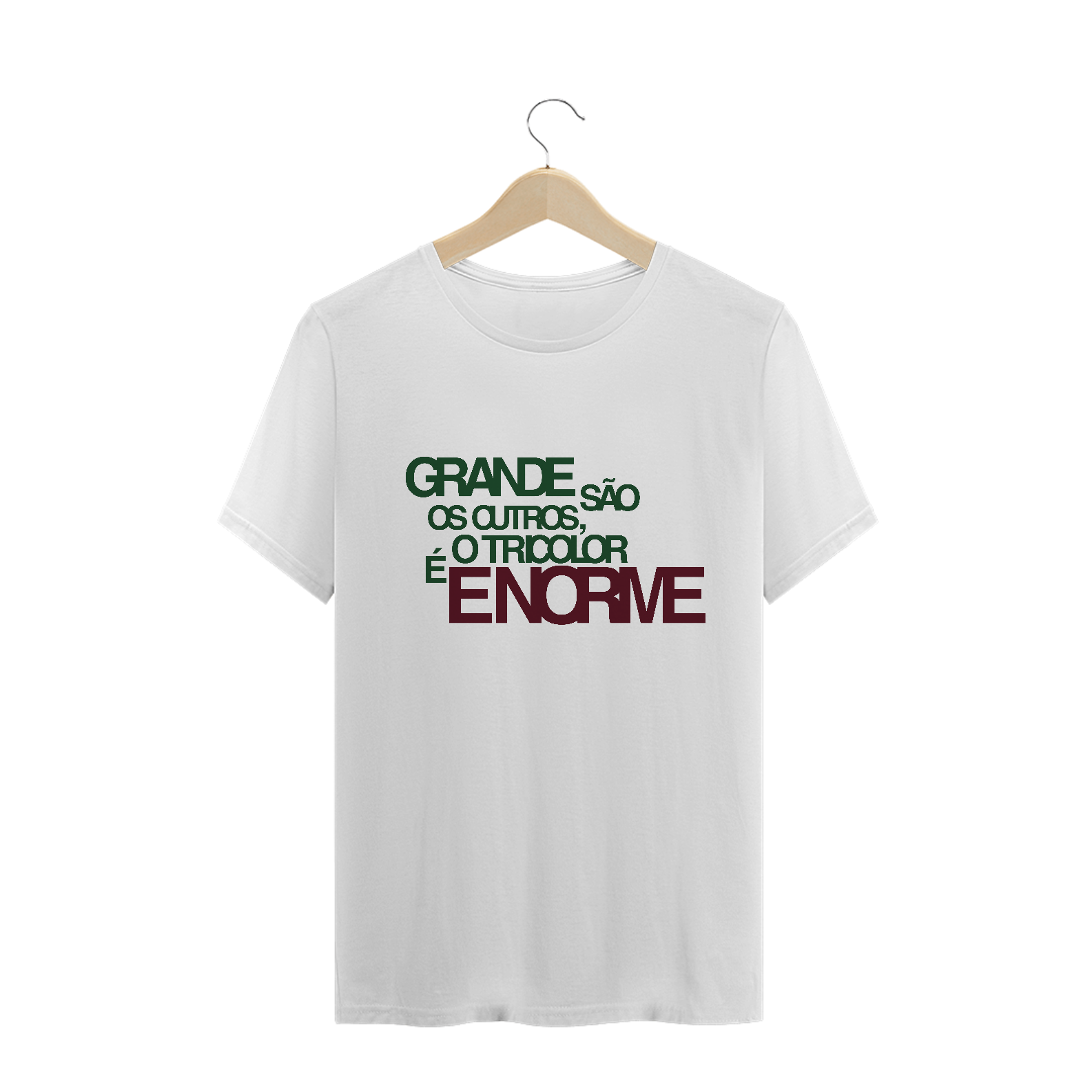 Nome do produto: Camiseta O Tricolor é enorme
