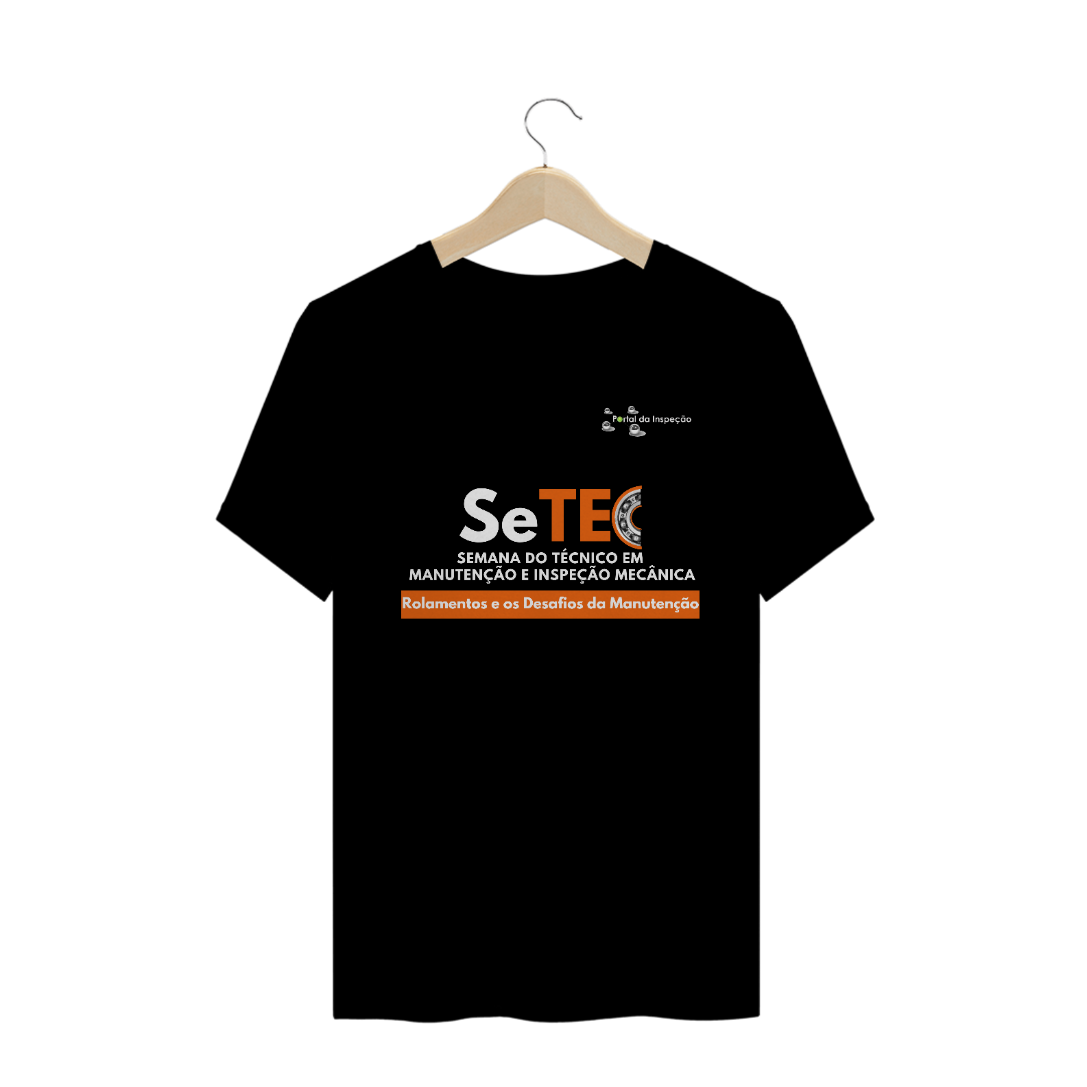 Nome do produto: Camisa Preta - 3º SeTEC