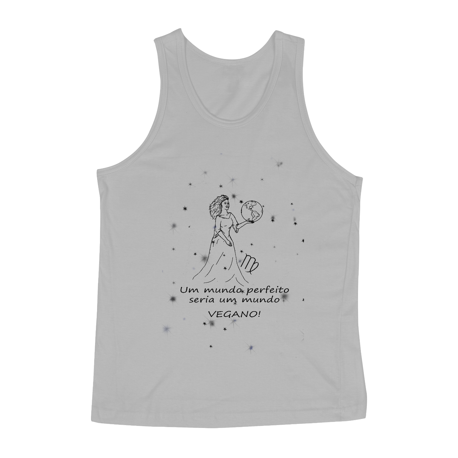 Regata Masculina | Virgem | Um mundo perfeito seria um mundo VEGANO! | P&B