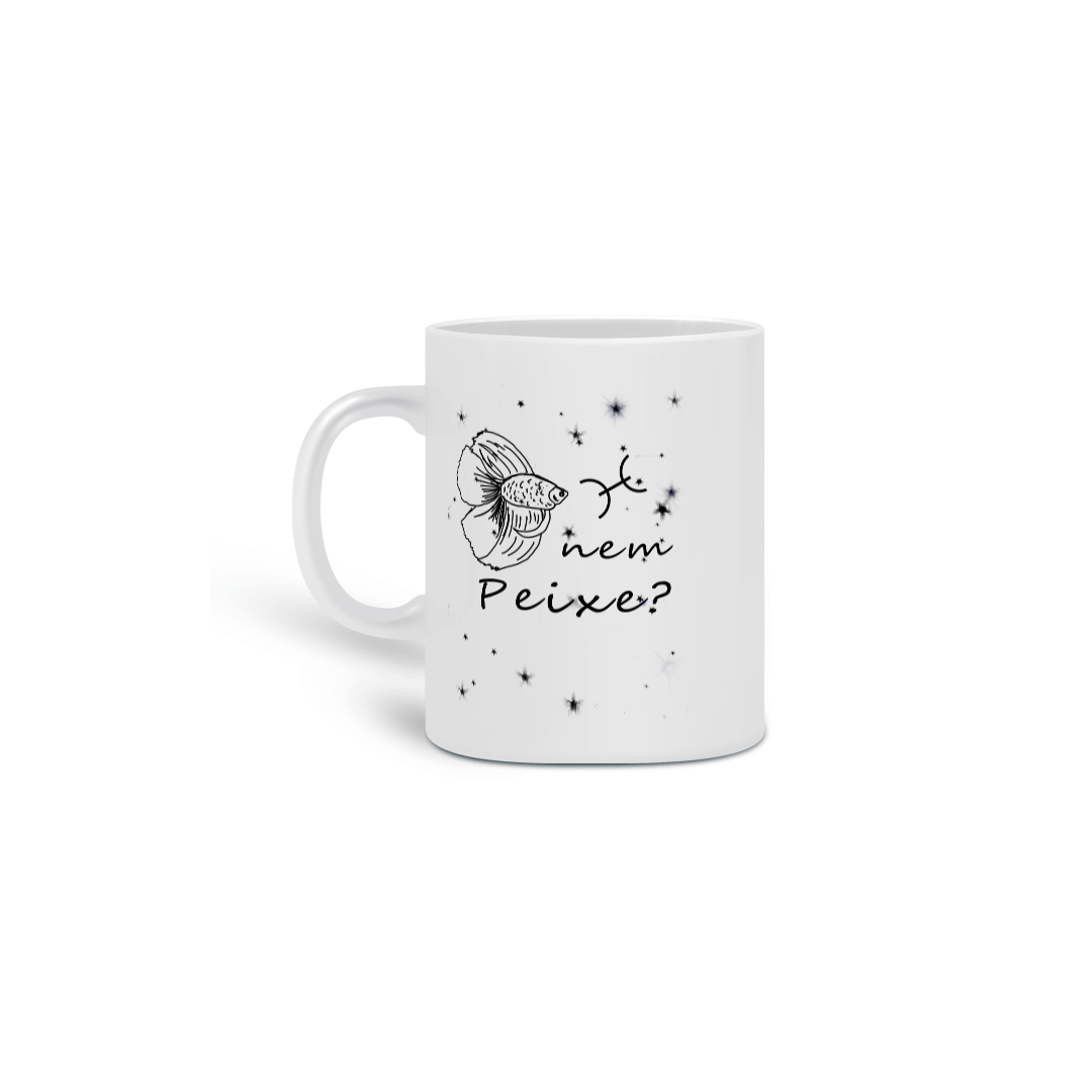 Caneca | Peixes | Nem Peixe? | P&B 