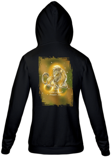 Moletom Com Zíper Unissex | Leão | Leão vegan? Prazer, eu! | Color