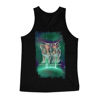 Regata Masculina | Gêmeos | Meus dois lados gritam: GO VEGAN! | Color