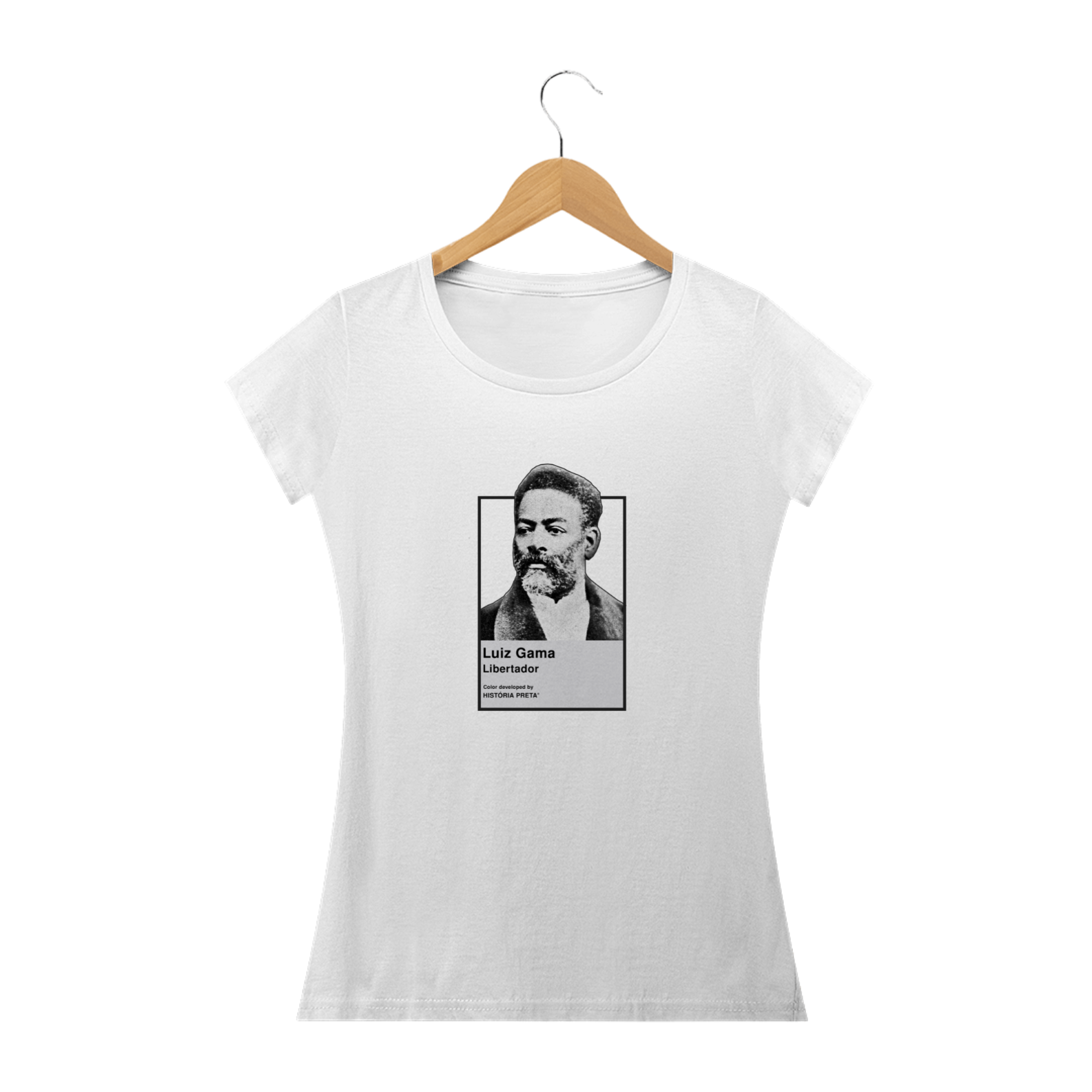 Camiseta Pantone Luiz Gama