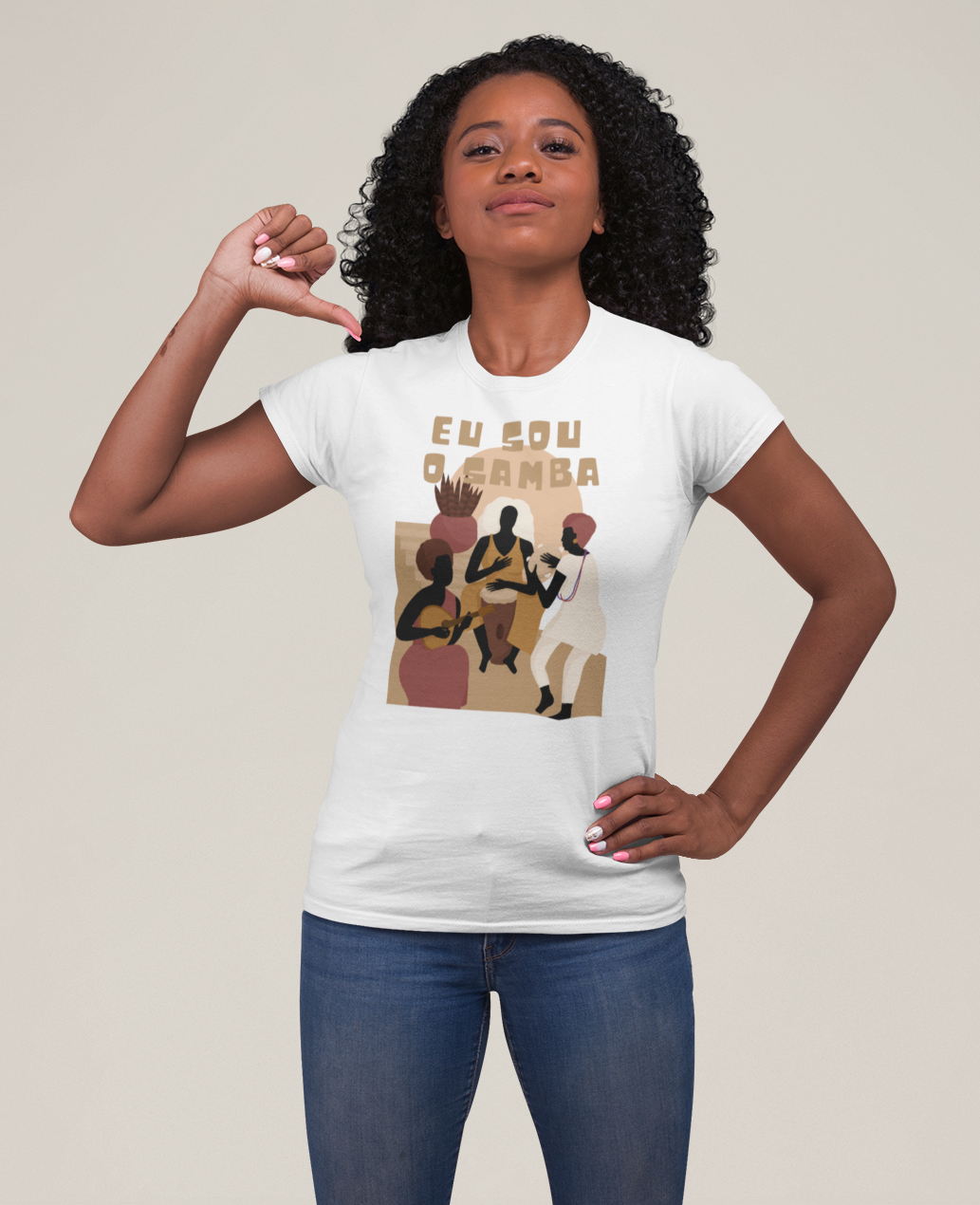 Camiseta Eu Sou o Samba