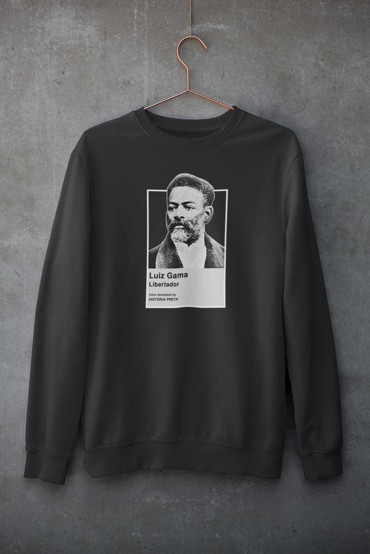 Moletom Pantone Luiz Gama