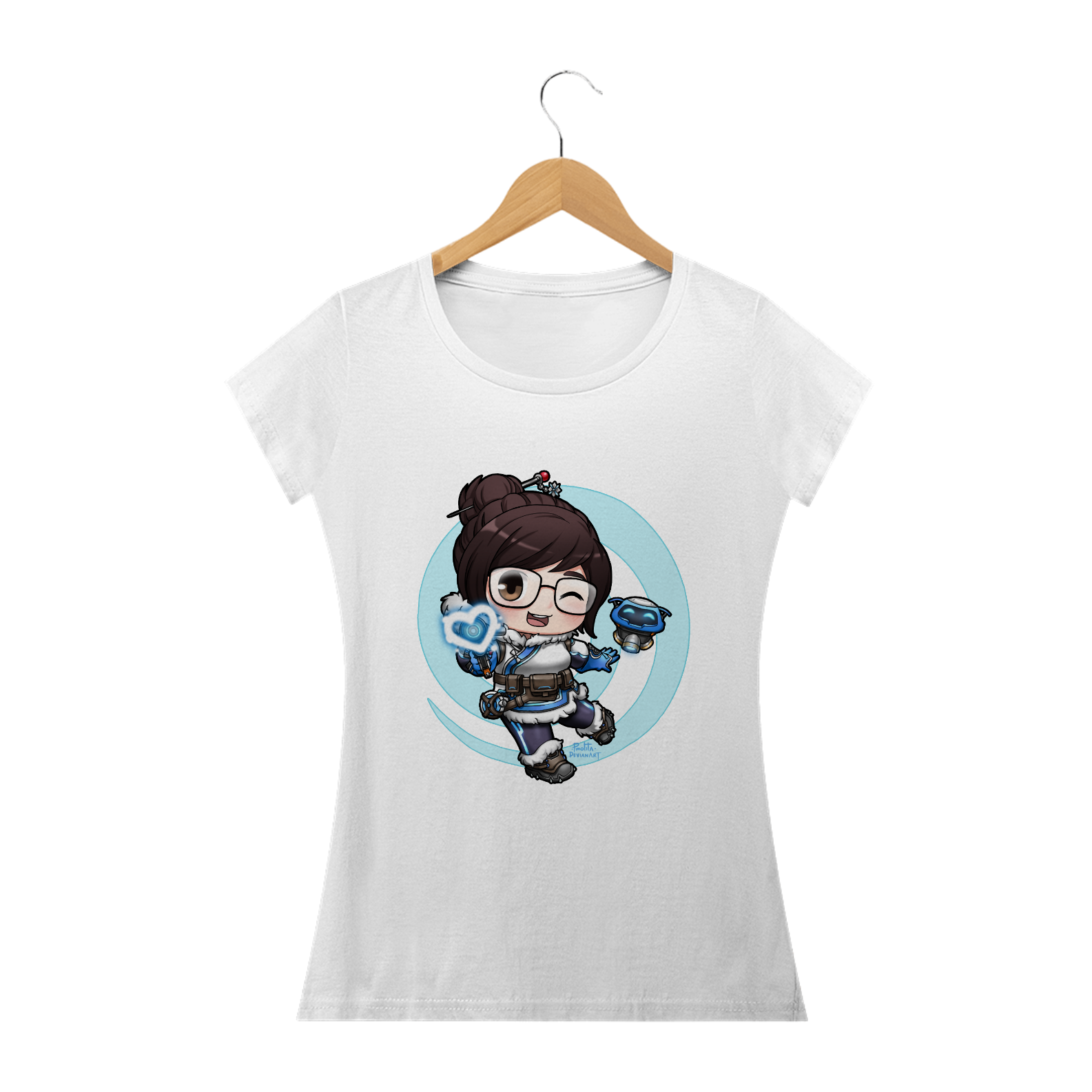 Nome do produto: Camiseta Feminina Mei - Overwatch