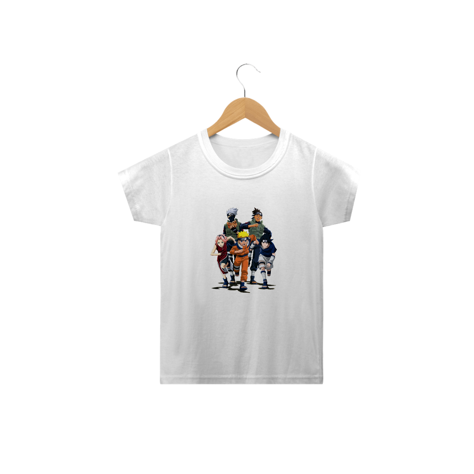 Nome do produto: Camiseta Infantil Time 7 - Naruto