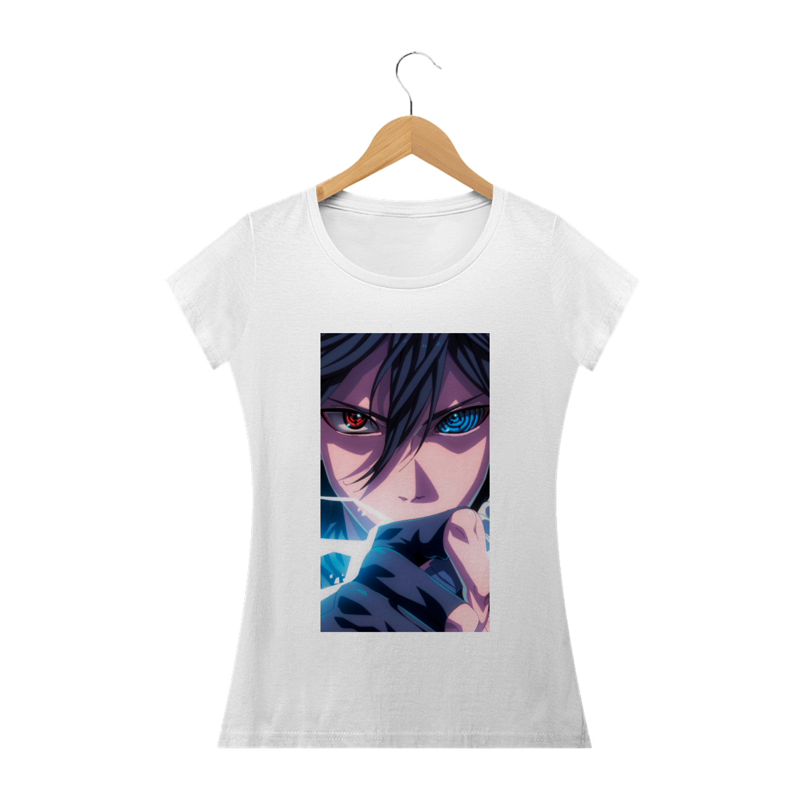Nome do produto: Camiseta Feminina Sasuke - Naruto