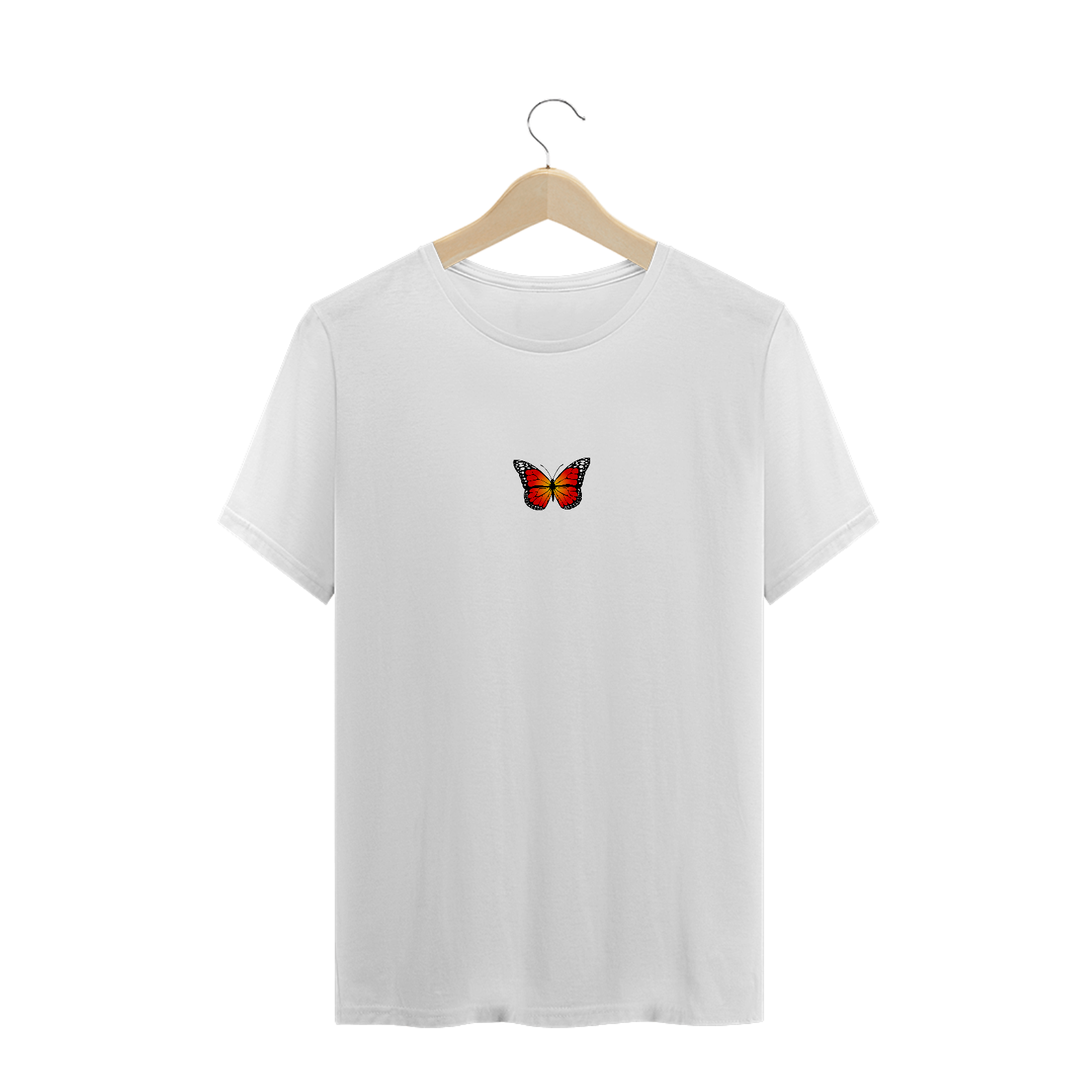 Nome do produto  CAMISETA BORBOLETA LARANJA