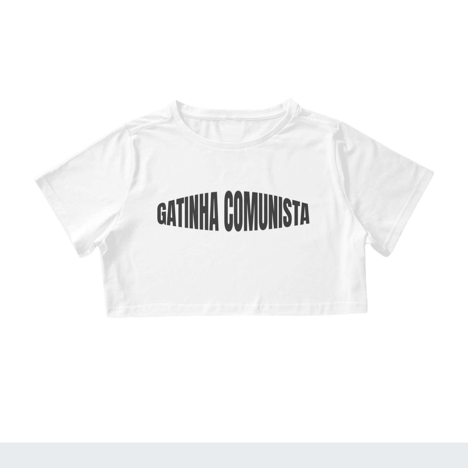 Nome do produto: Cropped Gatinha Comunista