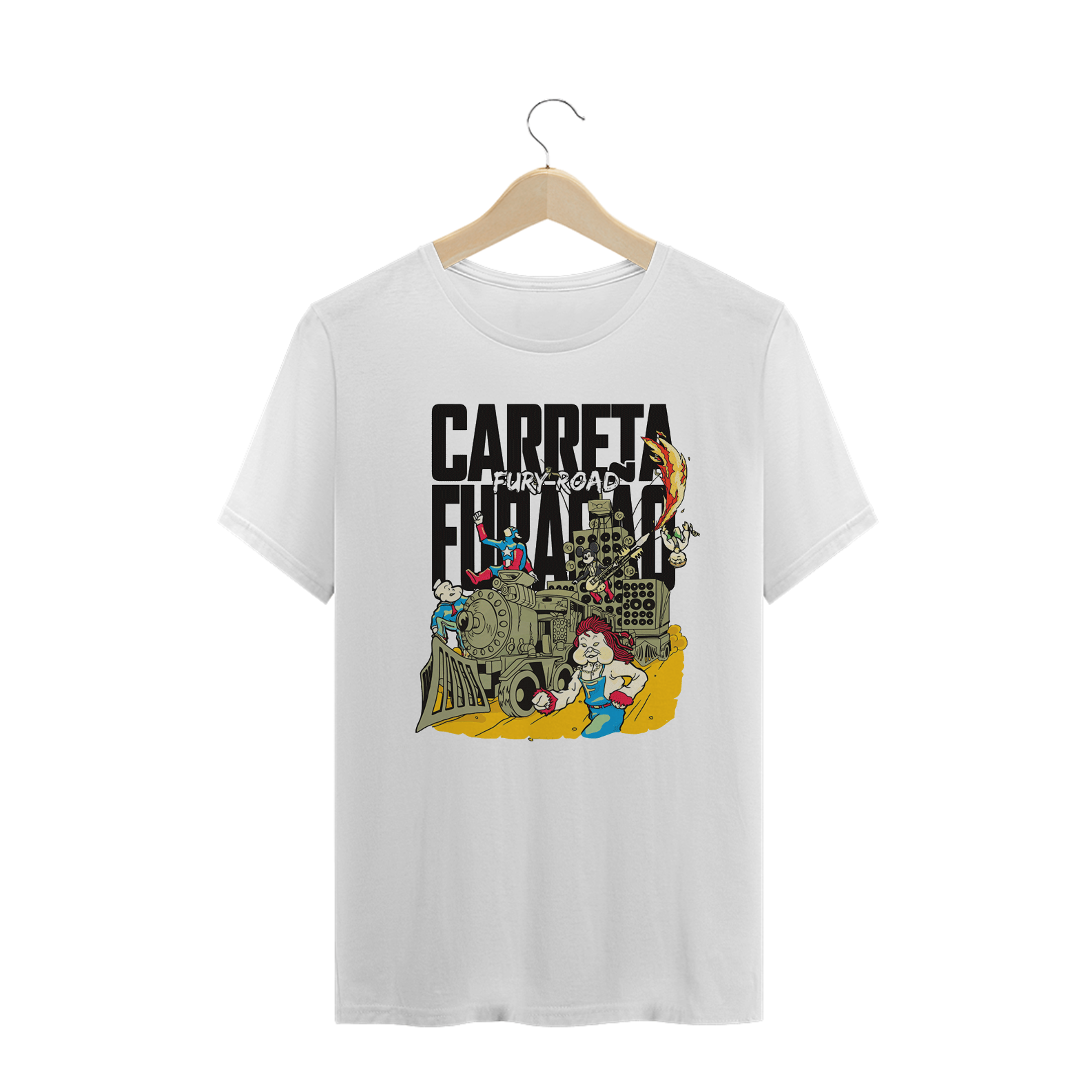 Nome do produto: Camiseta Carreta Furacão - Furry Road