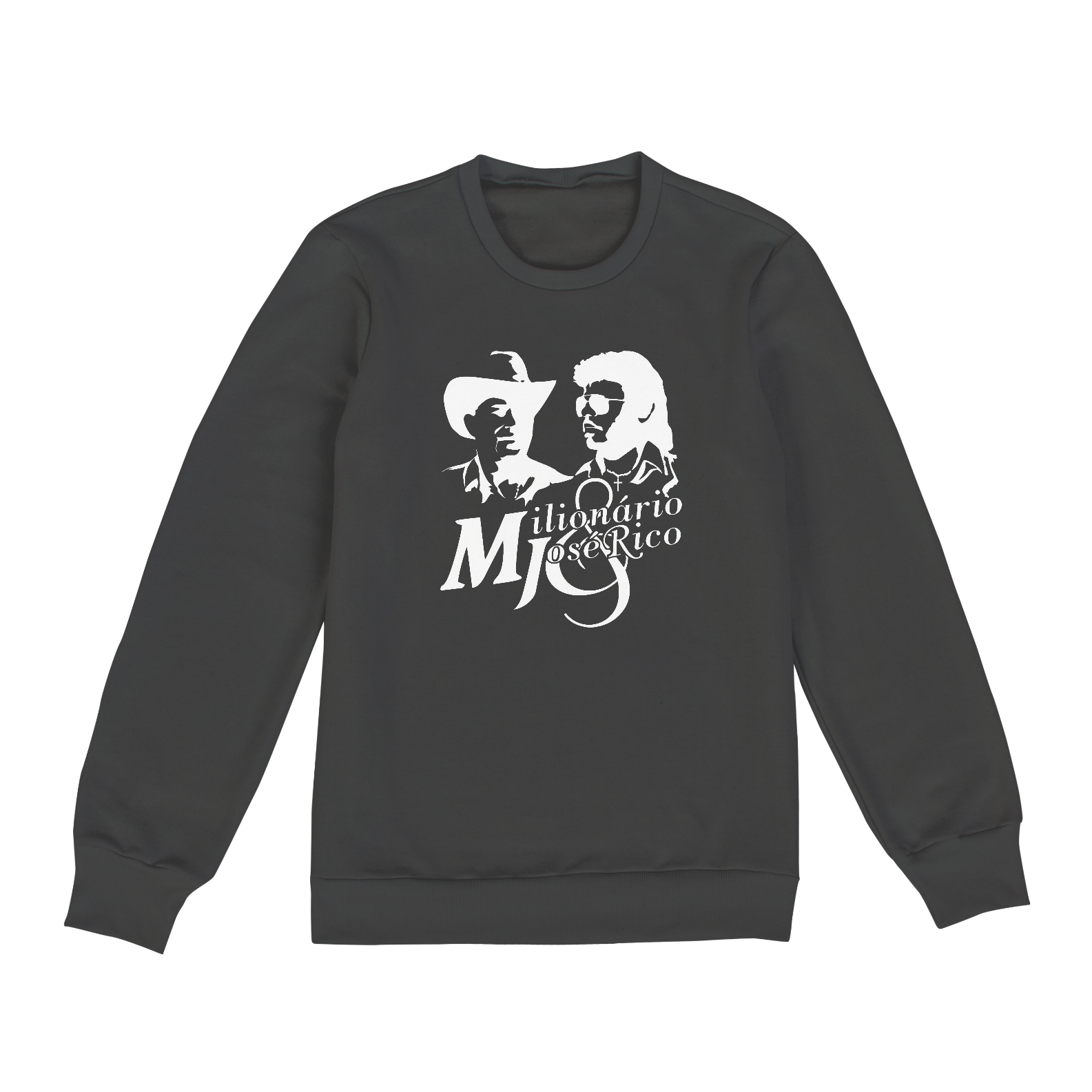 Nome do produto: Moletom Milionário e José Rico - Preto