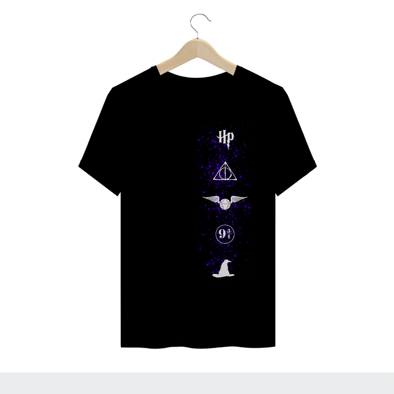Nome do produto: Camisa Símbolos Harry Potter