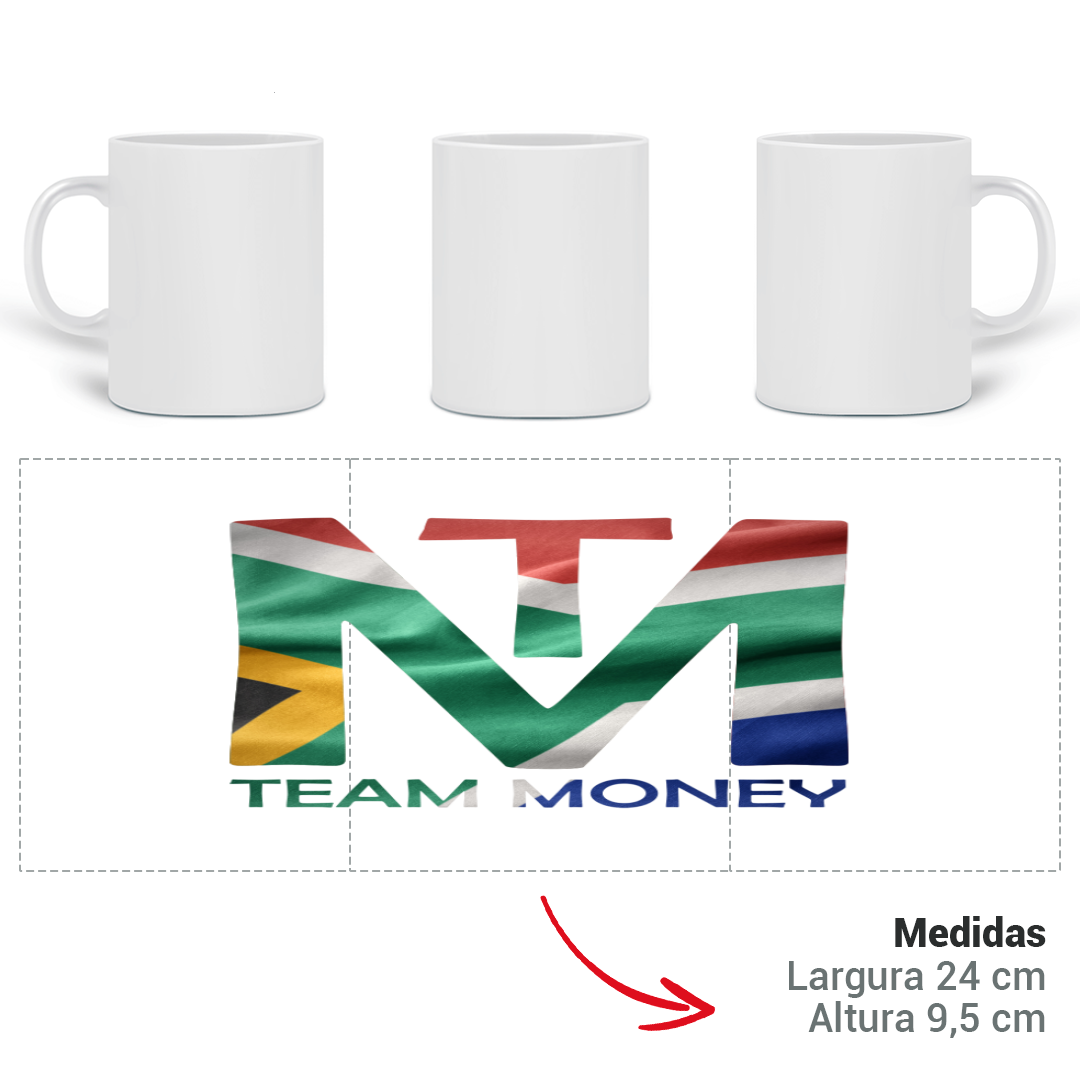 Nome do produto: Caneca Team Money - AFRICA
