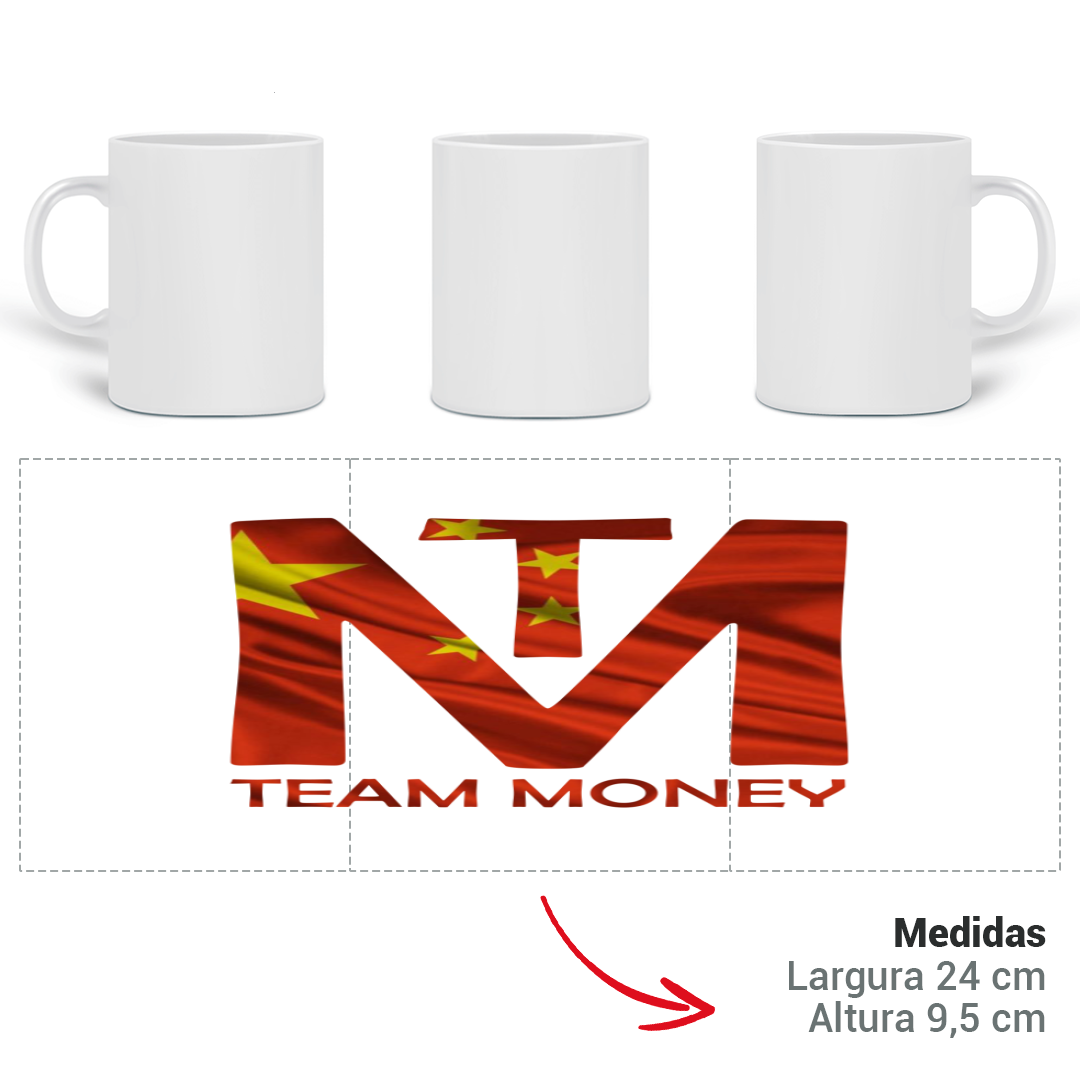 Nome do produto: Caneca Team Money - CHINA