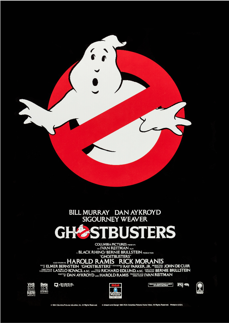 Nome do produto: Poster Ghostbusters 1984 (Os Caça-Fantasmas)