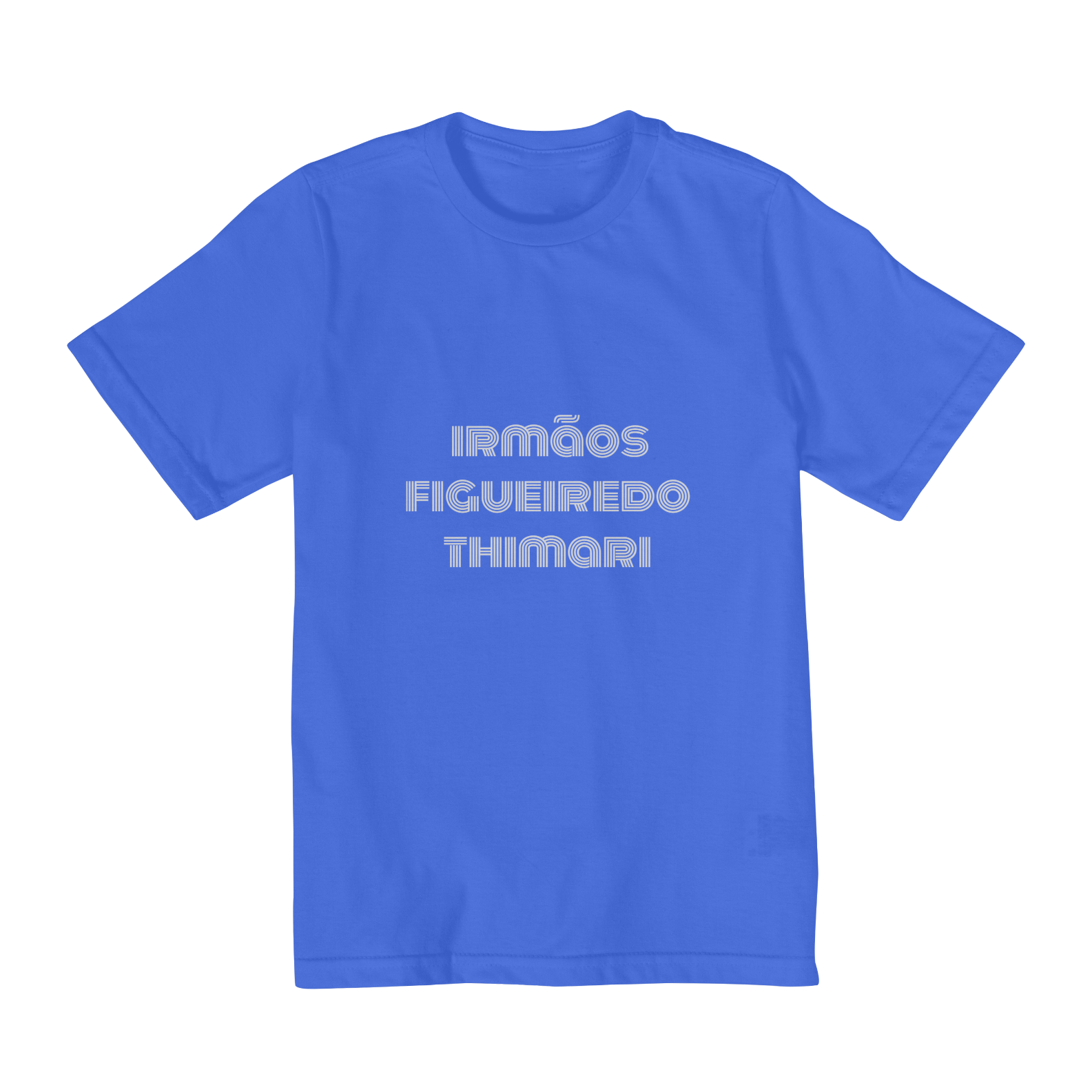 Nome do produto  Blusa azul personalizada dos Irmãos Figueiredo Thimari