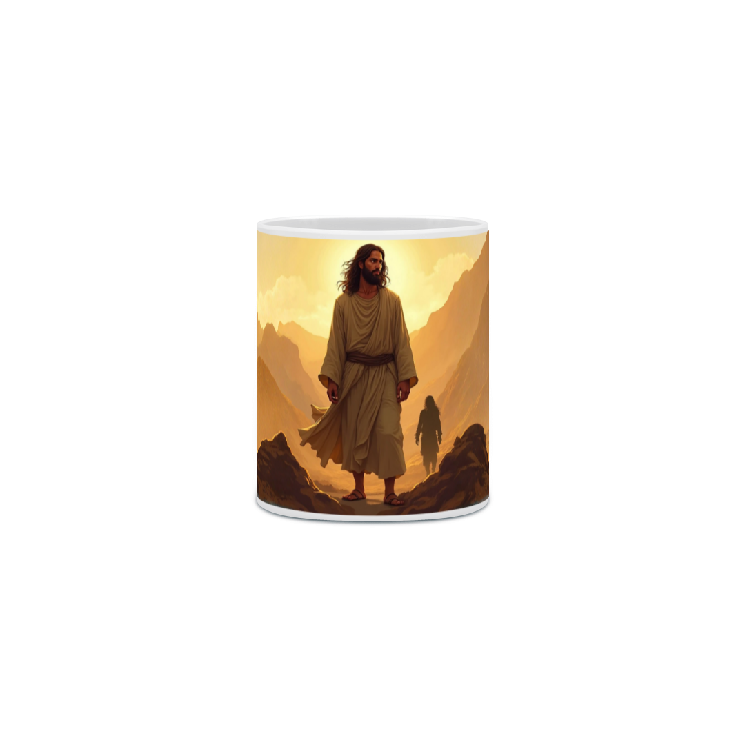 Caneca -Jesus no deserto M1