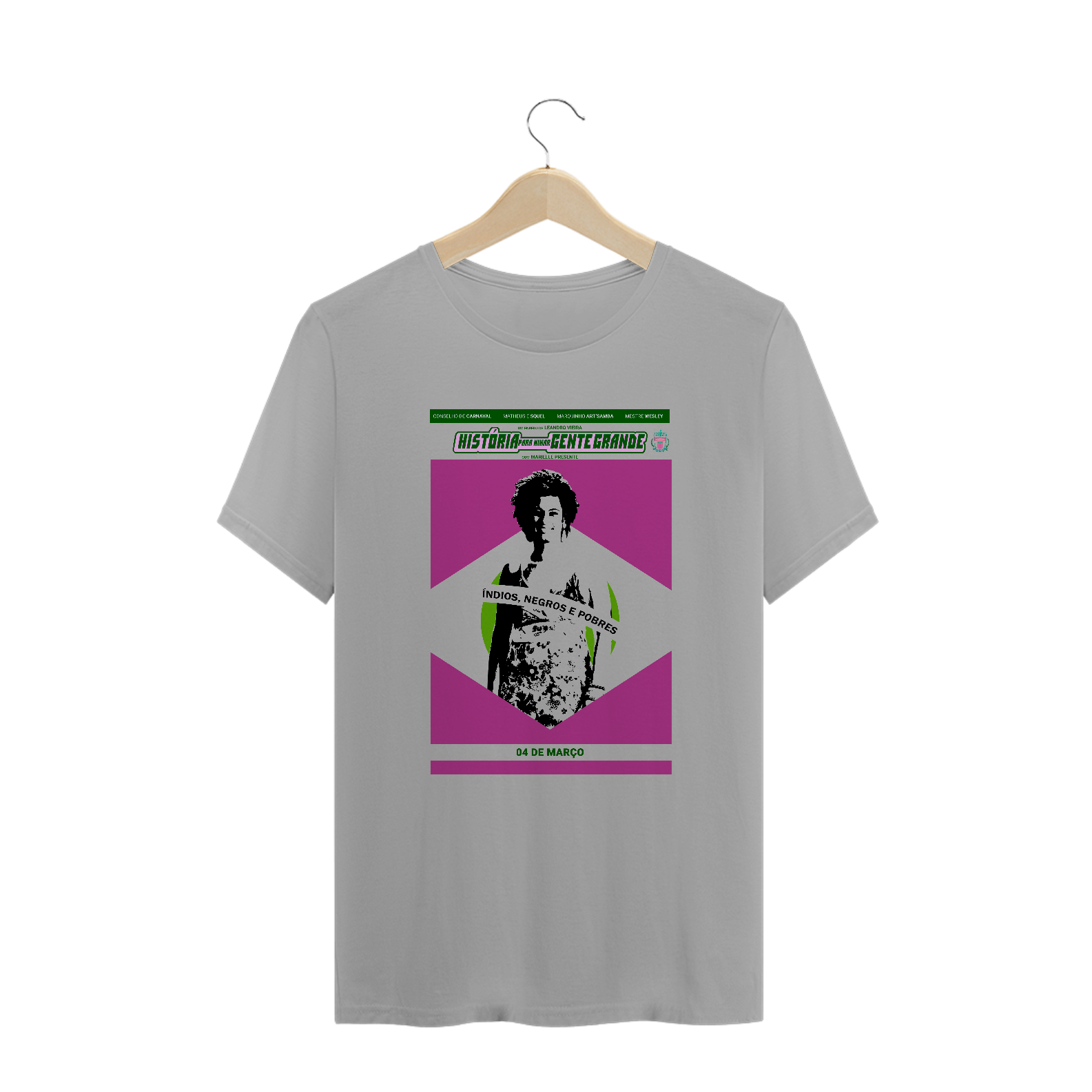 Nome do produto: Poster Carnaval 2019 História para ninar Gente Grande Plus Size