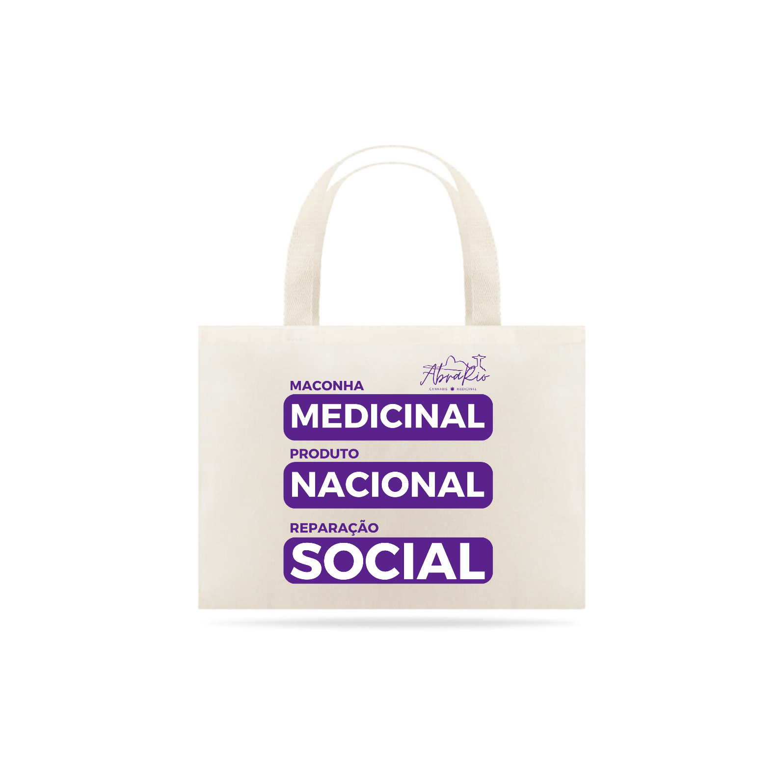 Nome do produto: Eco Bag Roxo - Medicinal, Nacional e Social