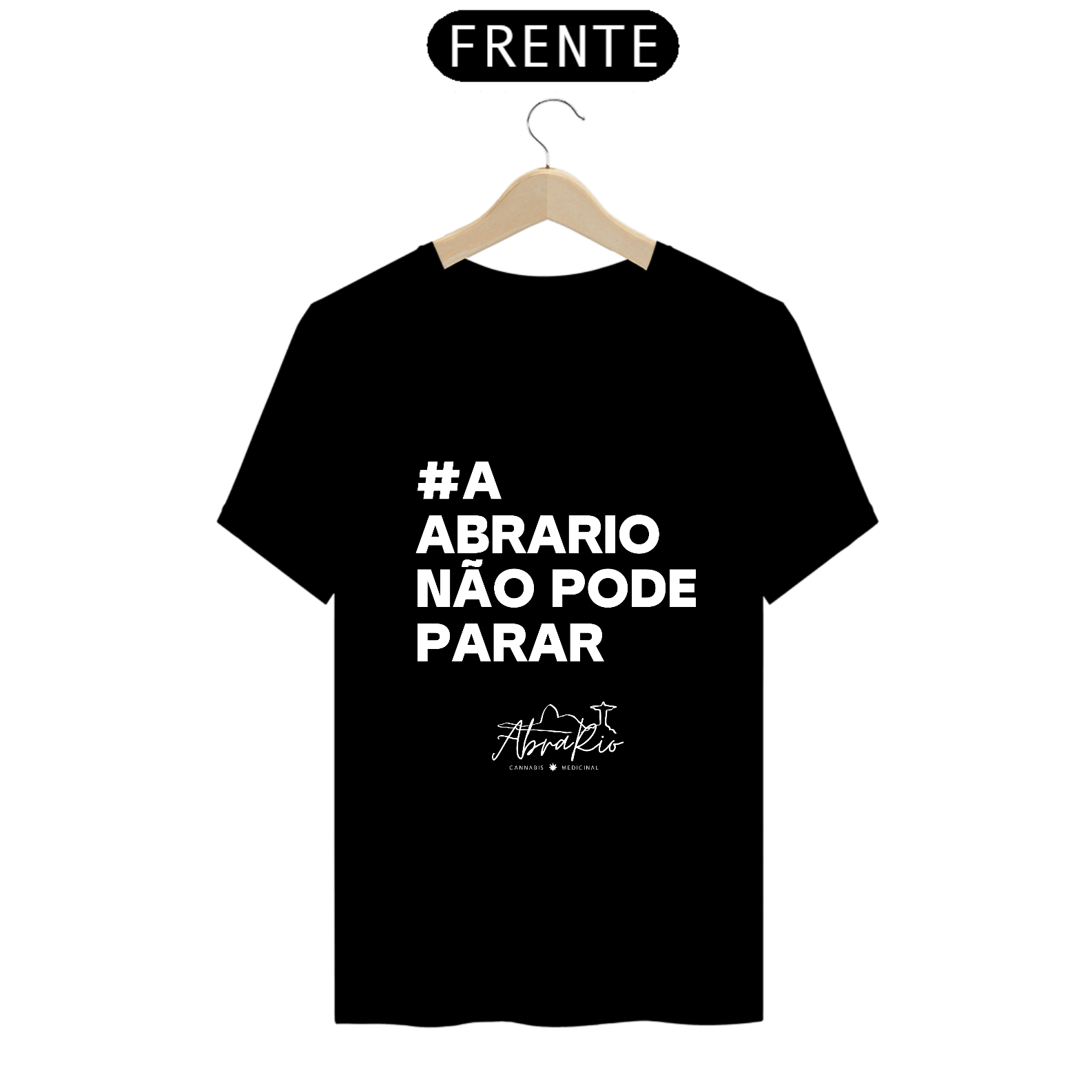 Nome do produto: Camisa Quality Cor - A AbraRio não pode parar