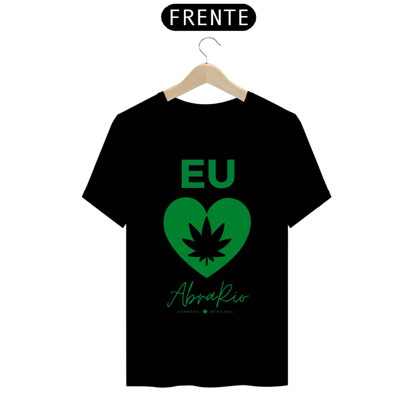 Nome do produto: Camisa Quality Verde - Eu amo AbraRio