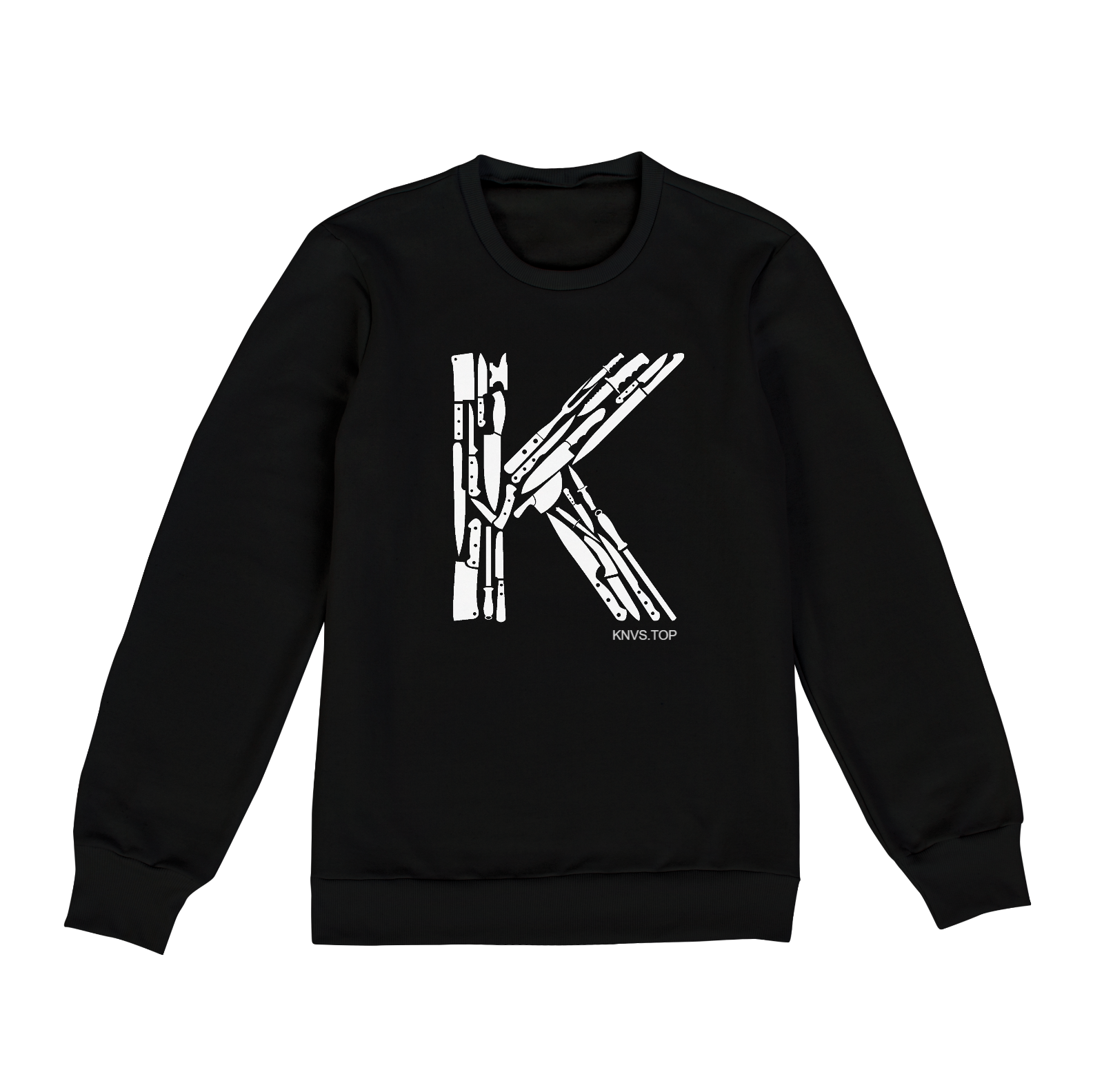 Nome do produto: Moletom KnivesMarketplace sem capuz Preto