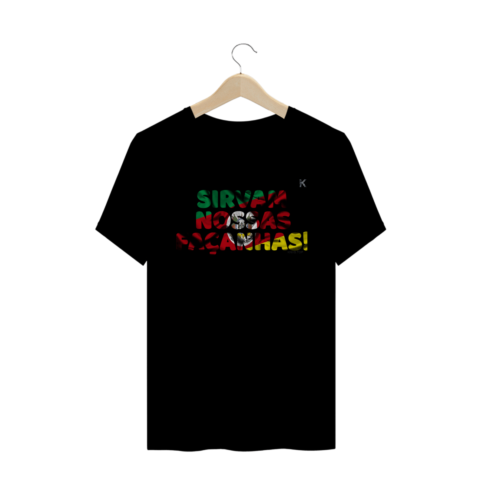 Nome do produto: Camiseta Prime Sirvam Nossas Façanhas
