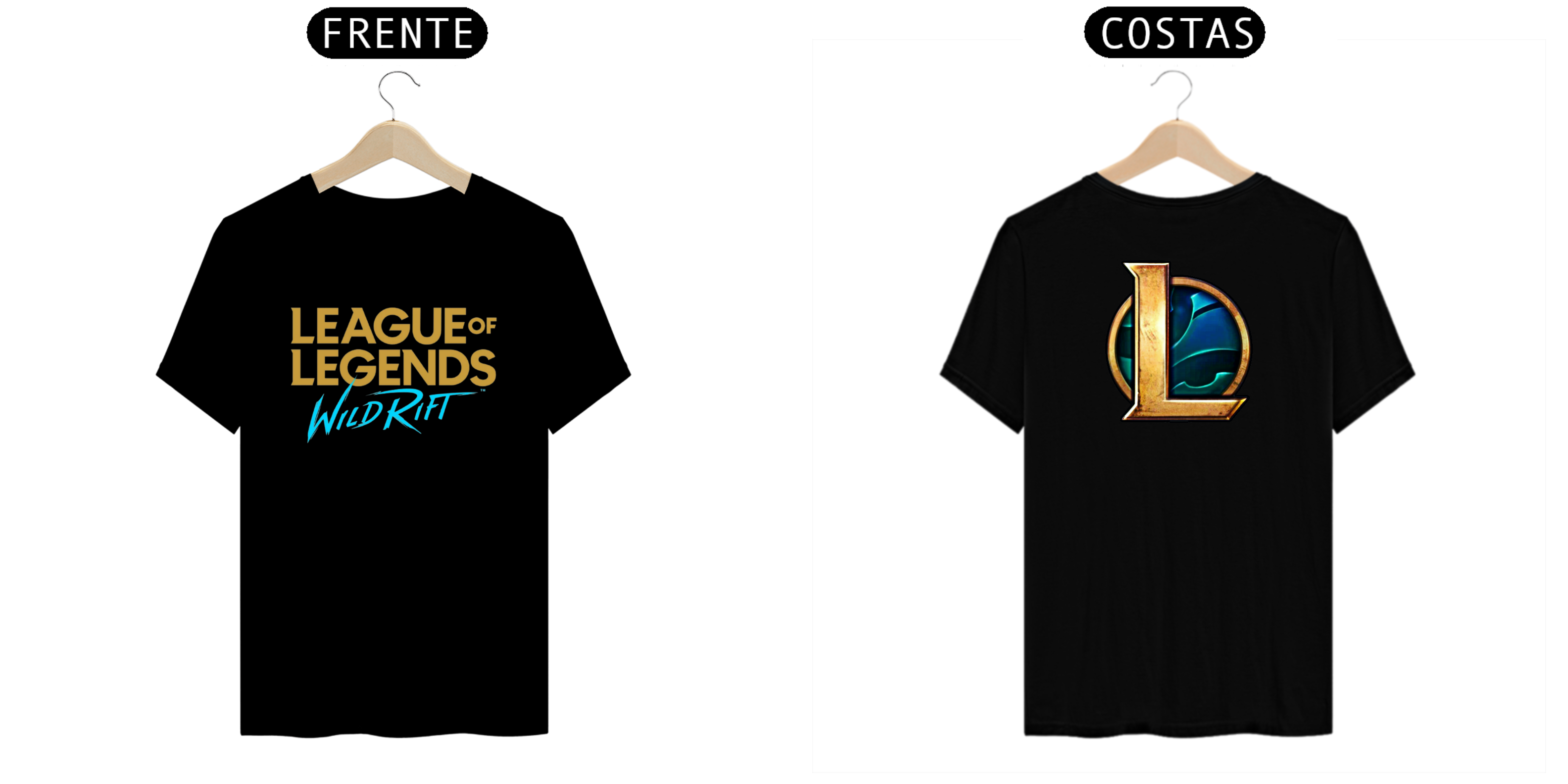 Nome do produto: camiseta league od legends wild rift