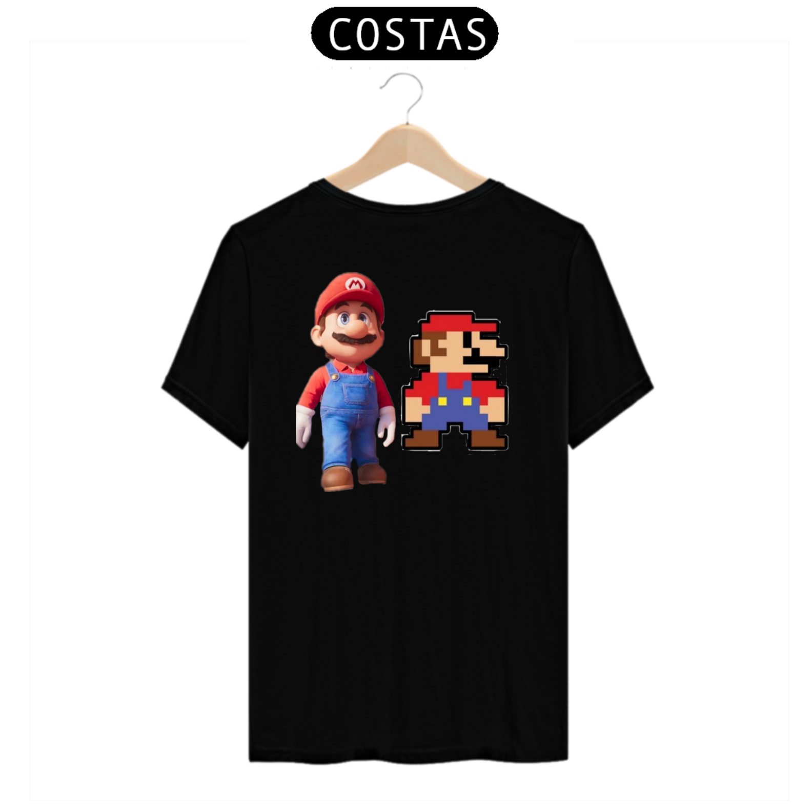 Nome do produto: camiseta super mario DO RETRO pro HD