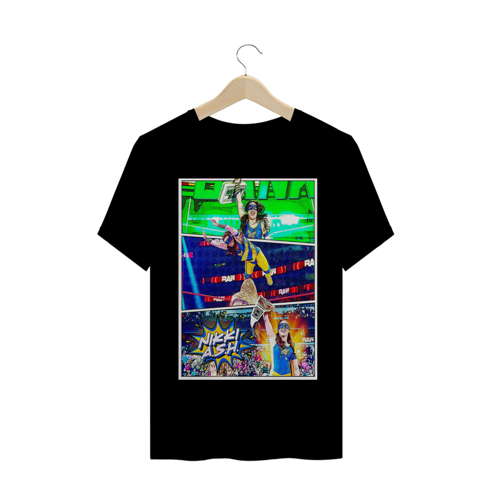 Nome do produto: Camiseta WWE: Nikki A.S.H 