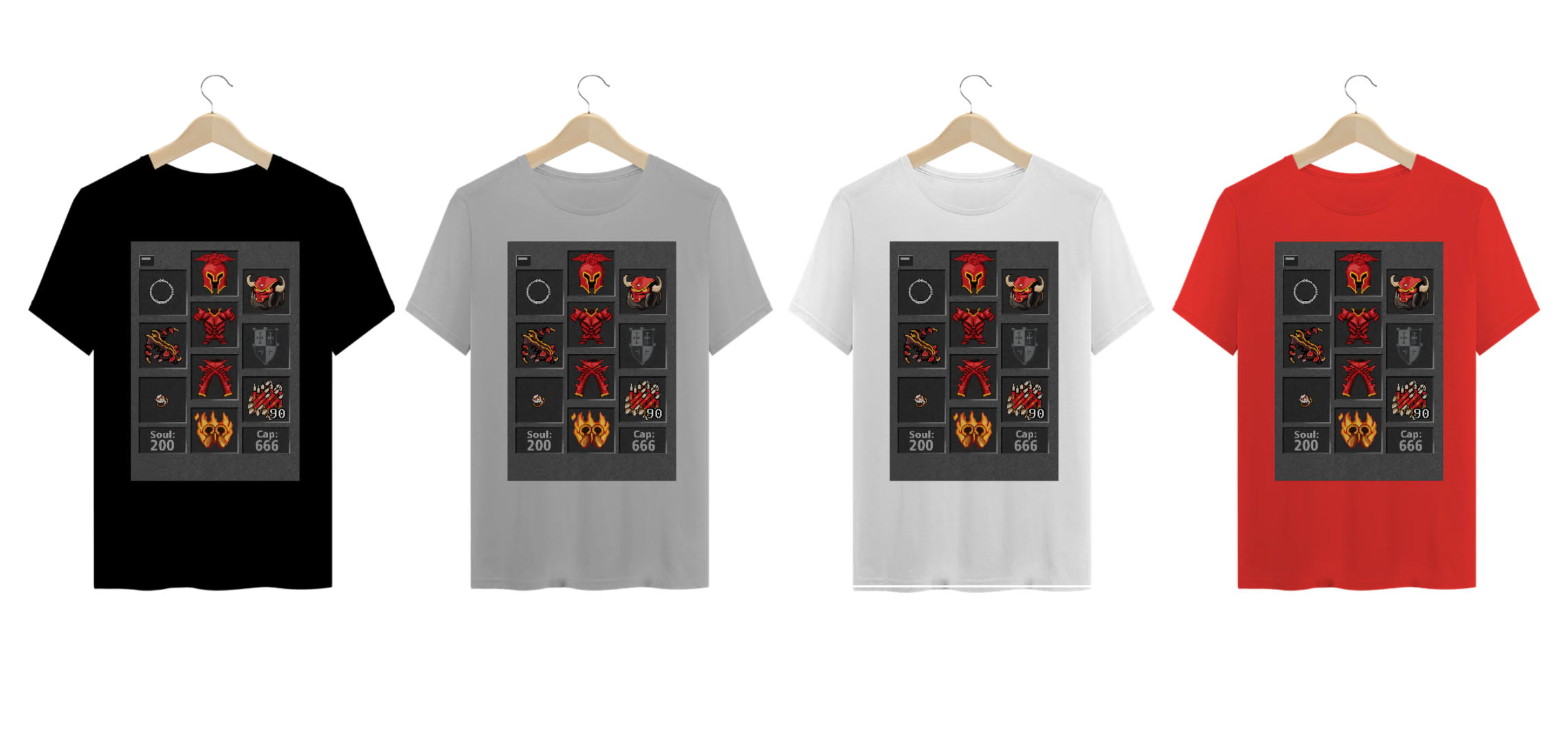 Nome do produto: Camiseta Paladin Demon Set