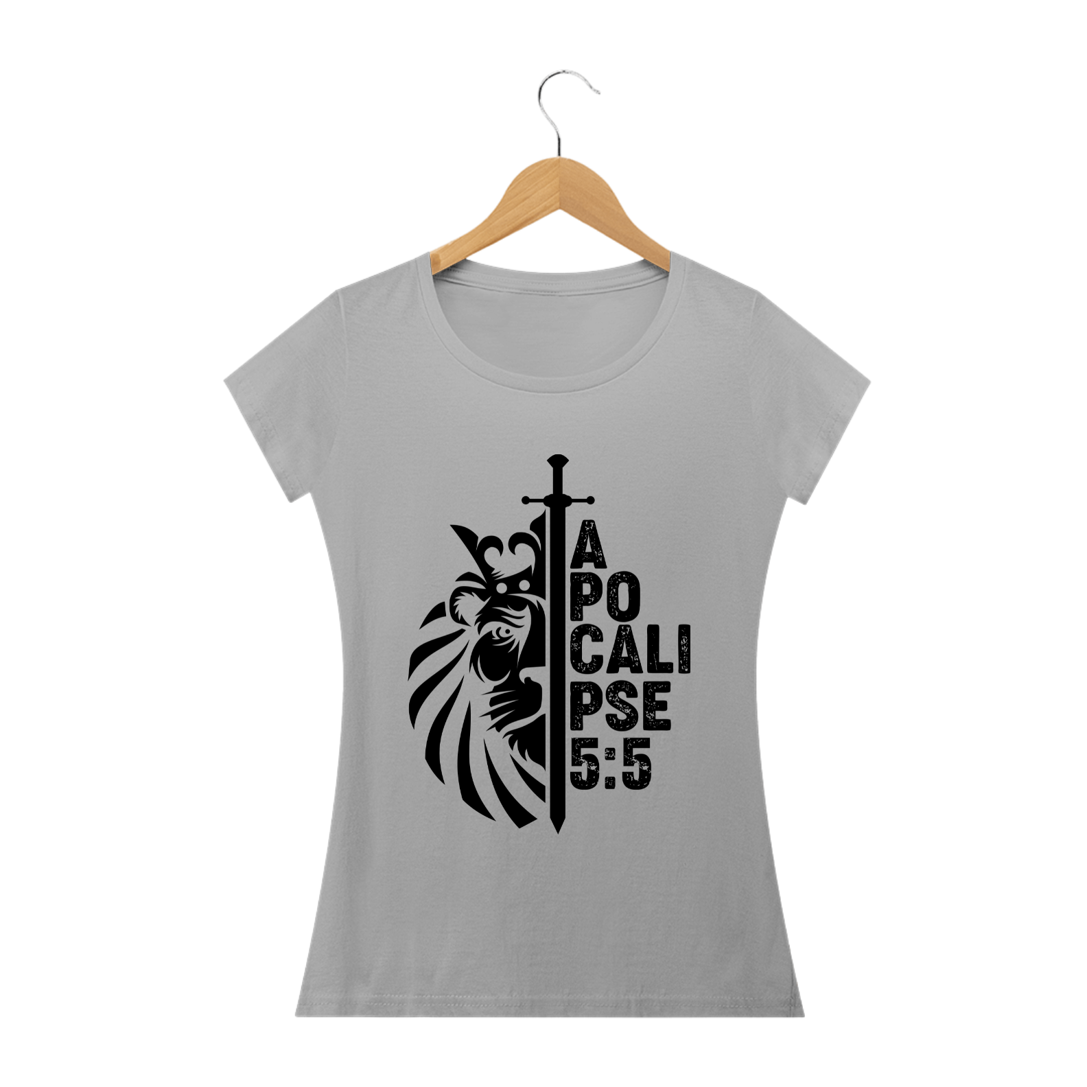 Nome do produto: Camisa Femin. Apocalipse 5:5 ST2