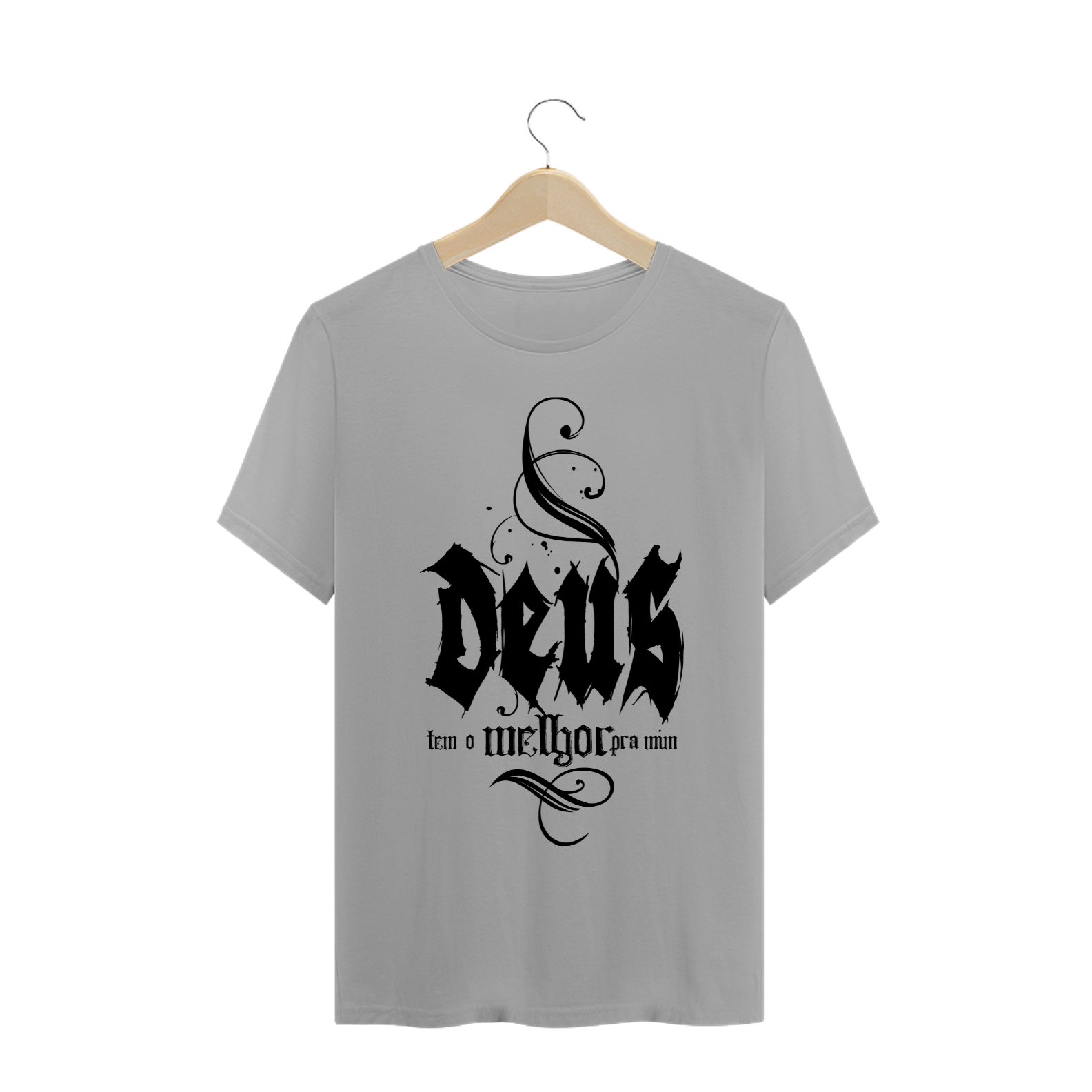 Nome do produto: Camisa Masc. Deus Tem o Melhor ST3