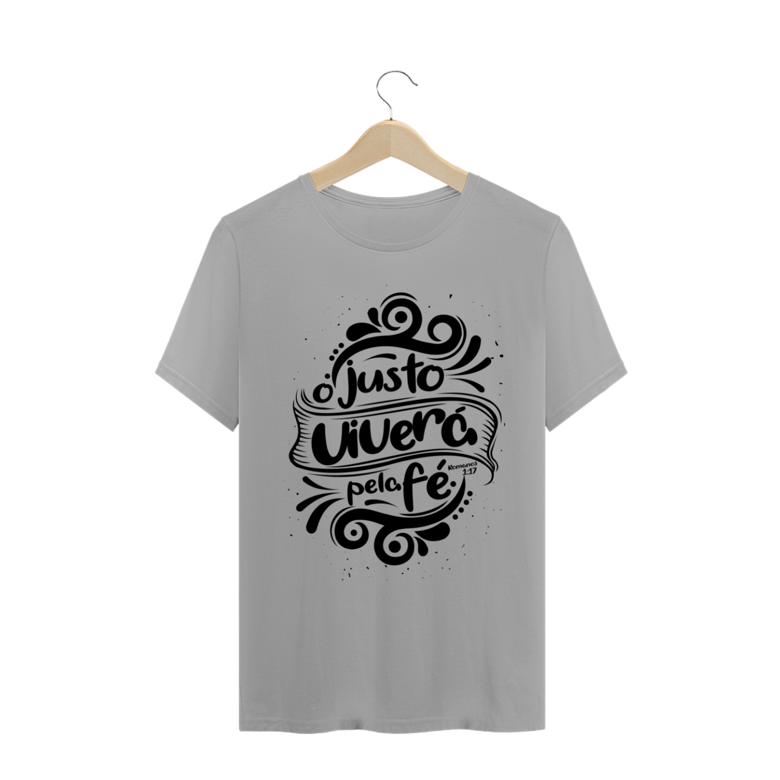 Nome do produto: Camisa Masc. O Justo viverá pela Fé ST2