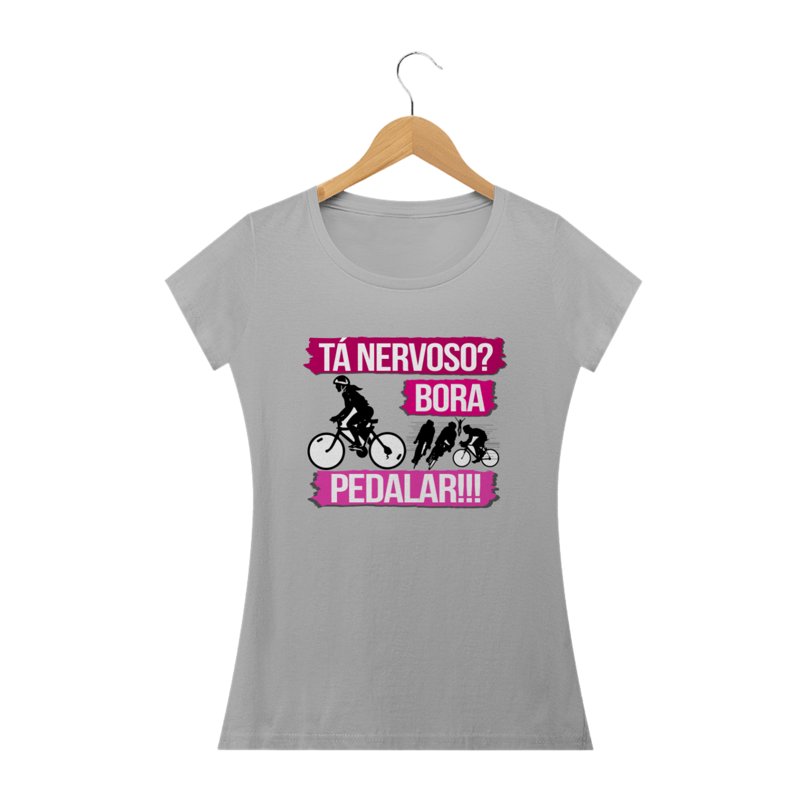 Nome do produto: Coleção Pedal - Bora Pedalar Femin. - Pink I