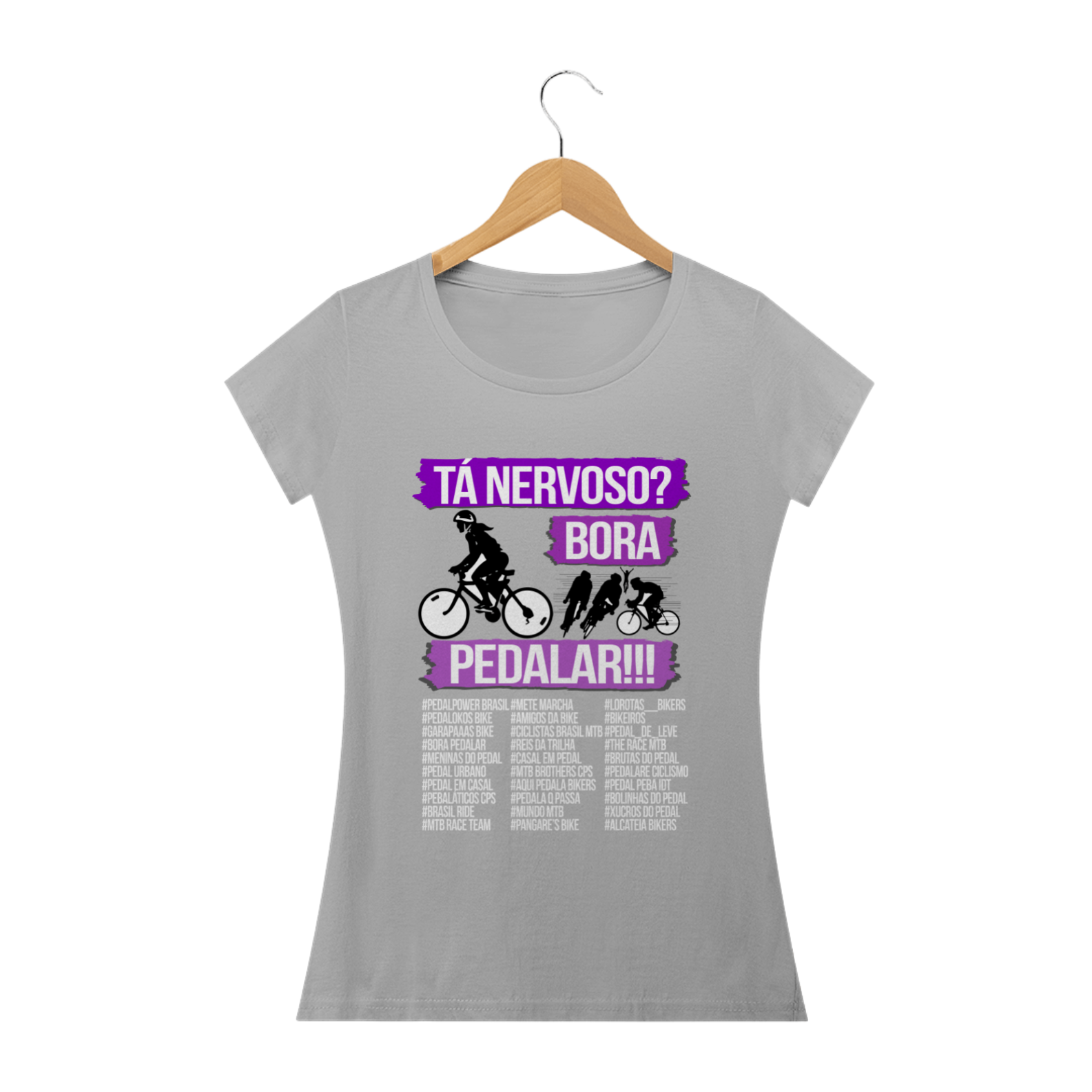 Nome do produto: Coleção Pedal - Bora Pedalar Femin. - Purple III