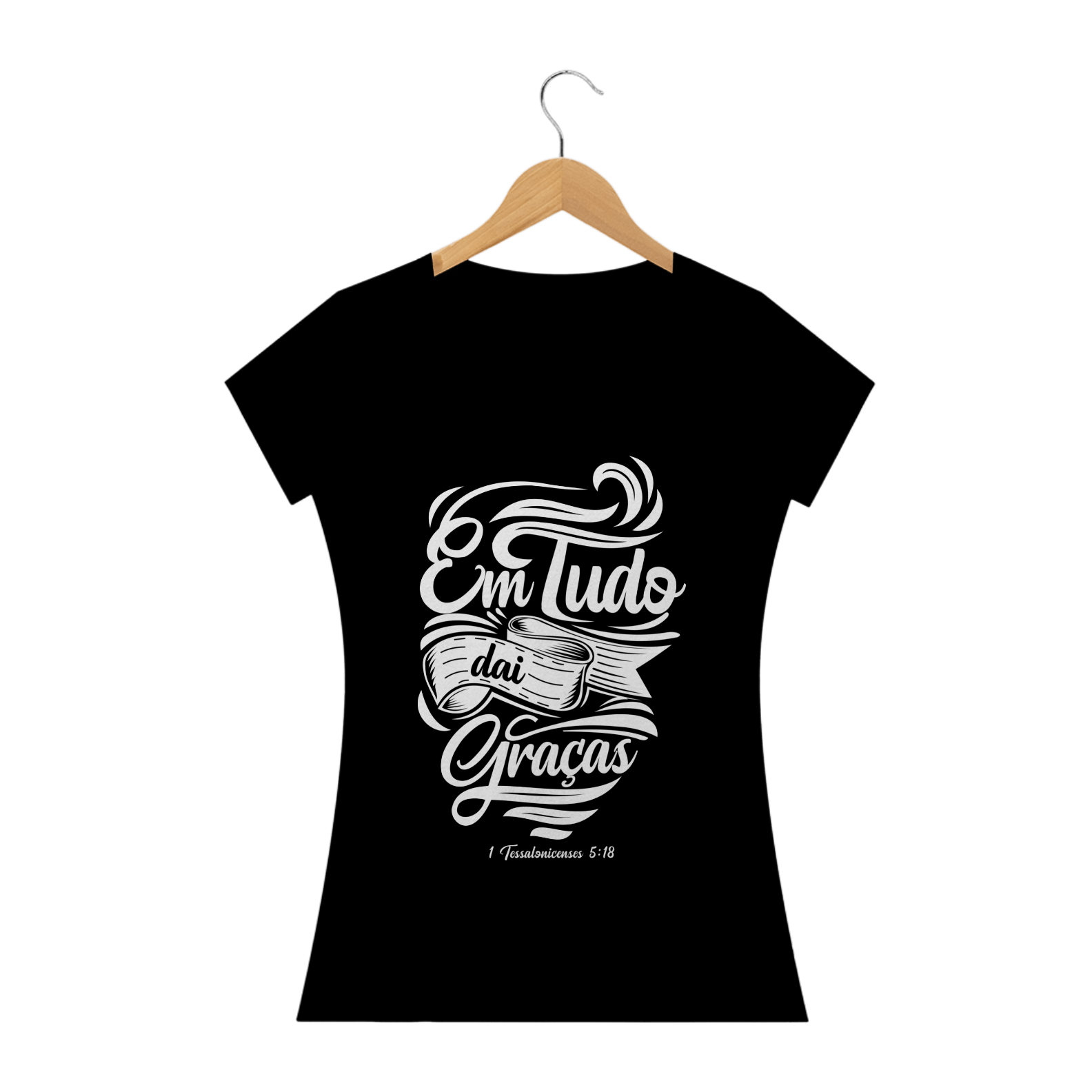 Nome do produto: Camisa Femin. Seja Grato ST