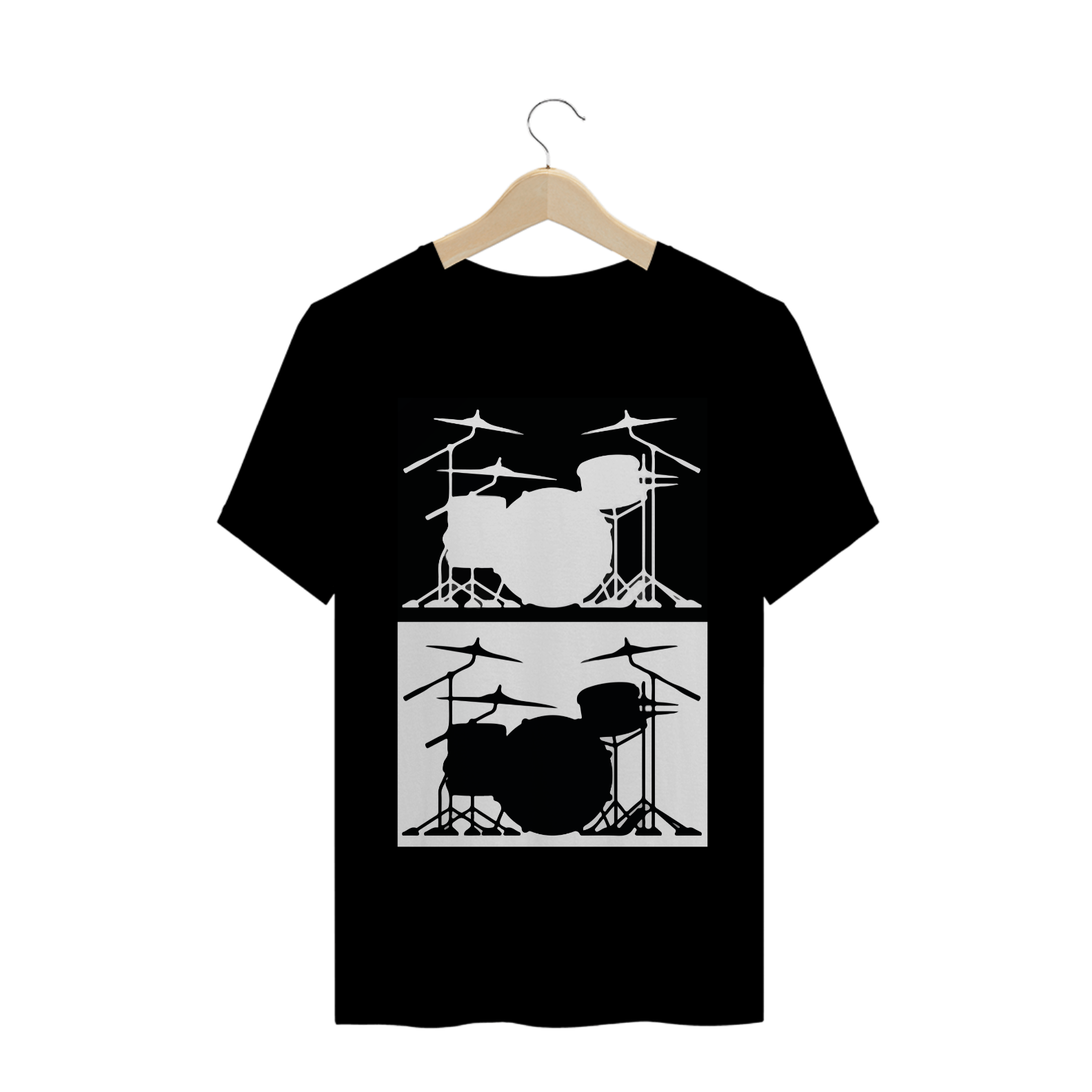 Nome do produto: Coleção do Batera - Drum B&W - Masculino