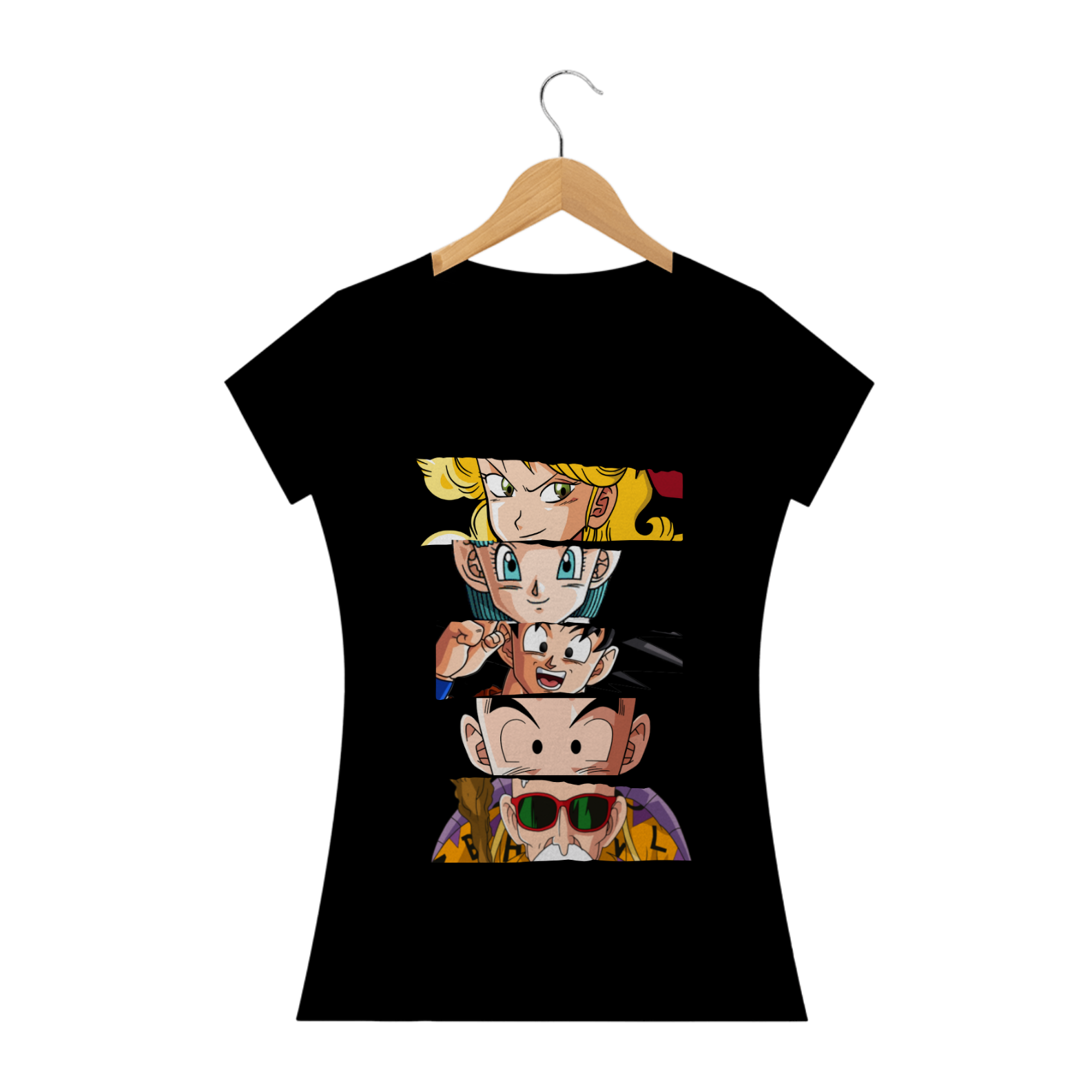 Nome do produto: Baby look Turminha da Lyne Personagens